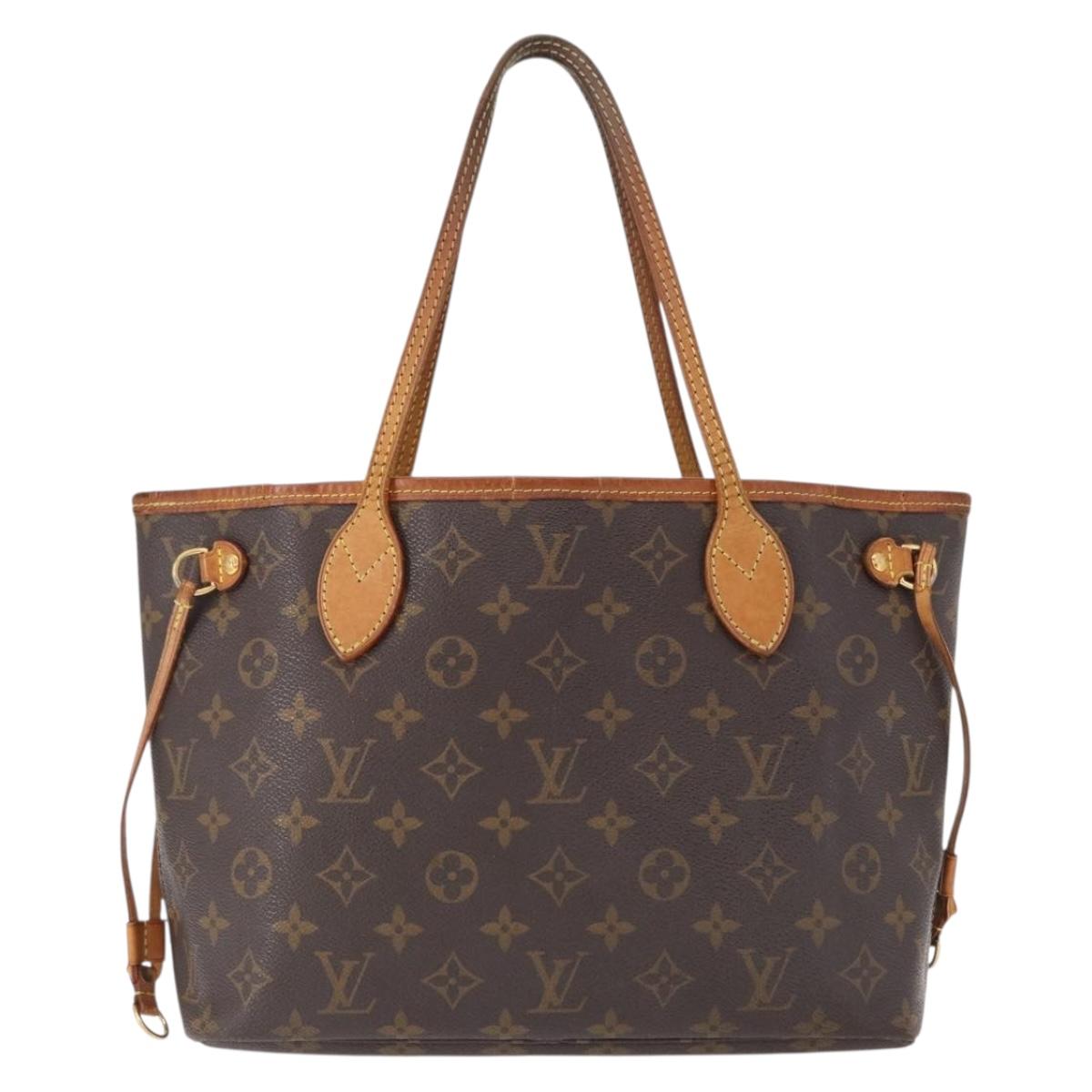LOUIS VUITTON Monogram Neverfull PM Tote Bag M40155 LV Auth 156261