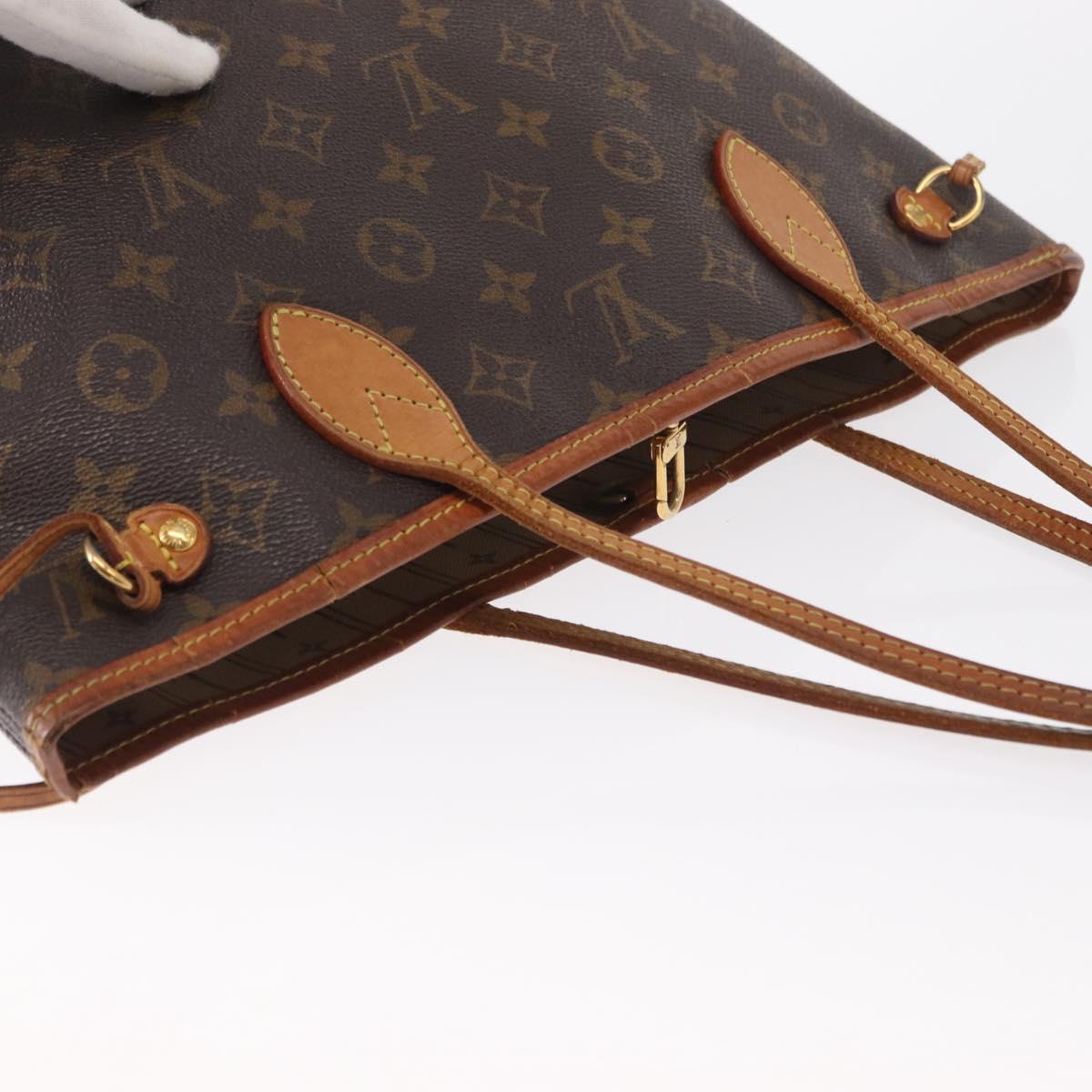 LOUIS VUITTON Monogram Neverfull PM Tote Bag M40155 LV Auth 156261