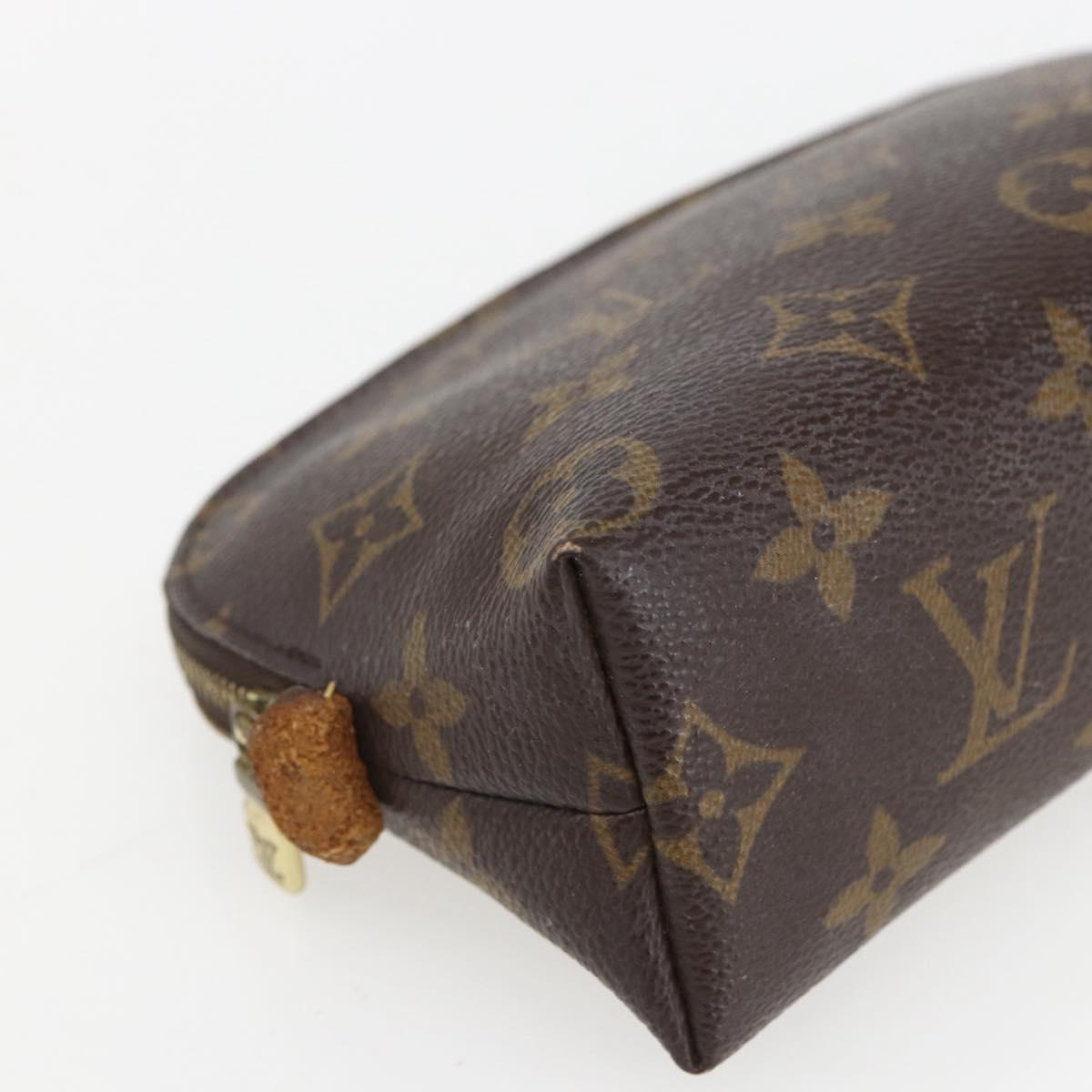 LOUIS VUITTON Monogram Pochette Cosmetic PM Pouch M43998 LV Auth 156265
