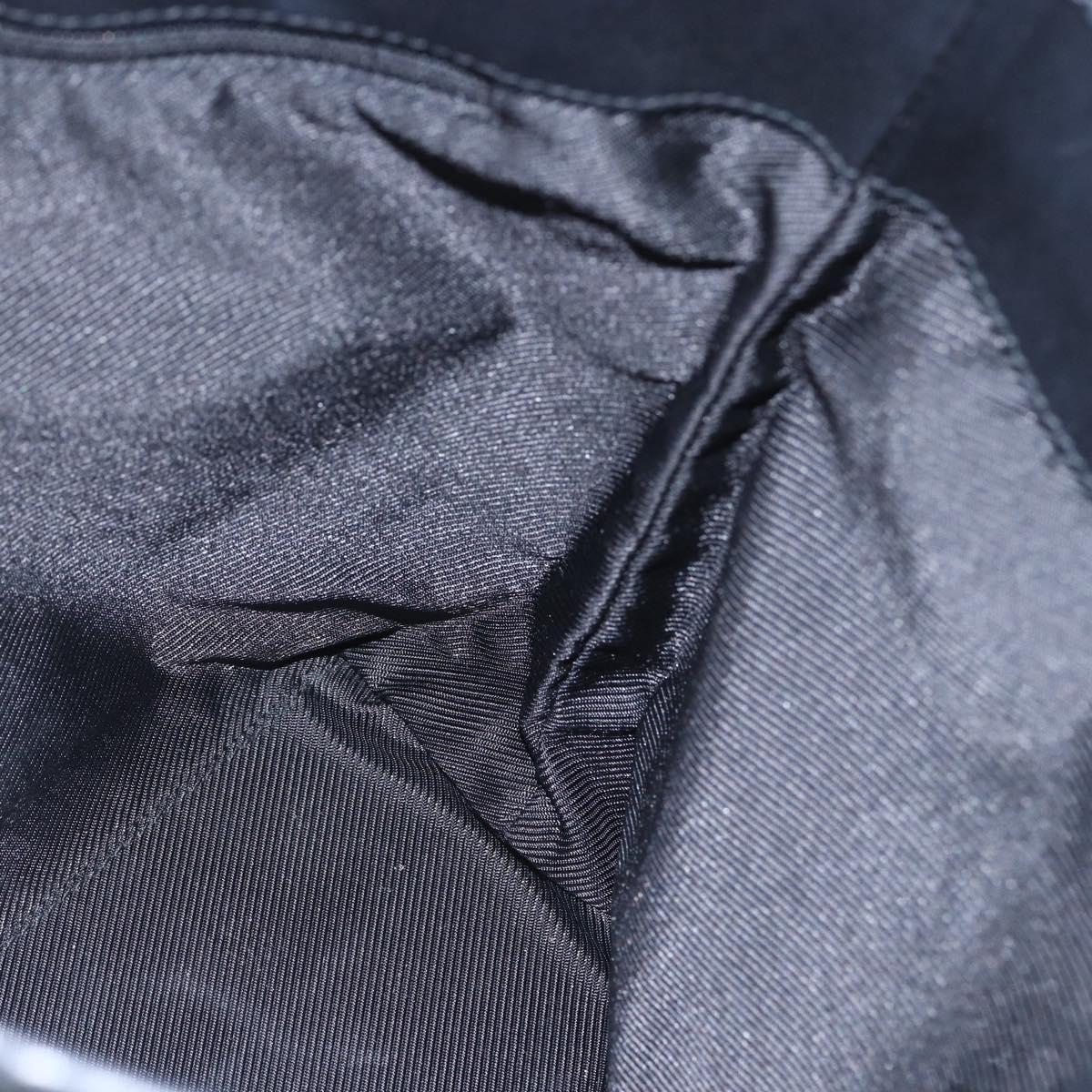 GUCCI GG Canvas Tote Bag Black Silver 31244 Auth 156271