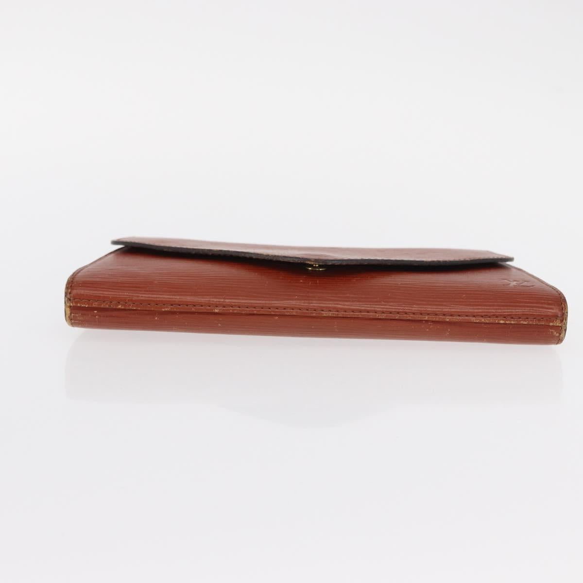LOUIS VUITTON Epi Art Deco Clutch Bag Brown M52633 LV Auth 156274