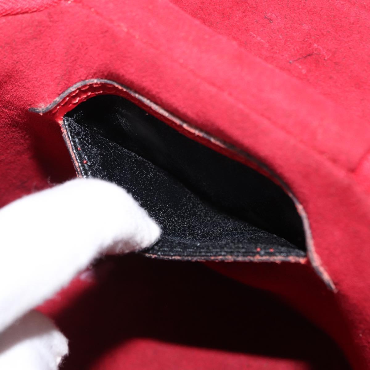 LOUIS VUITTON Epi Cannes Hand Bag Red M48037 LV Auth 156286