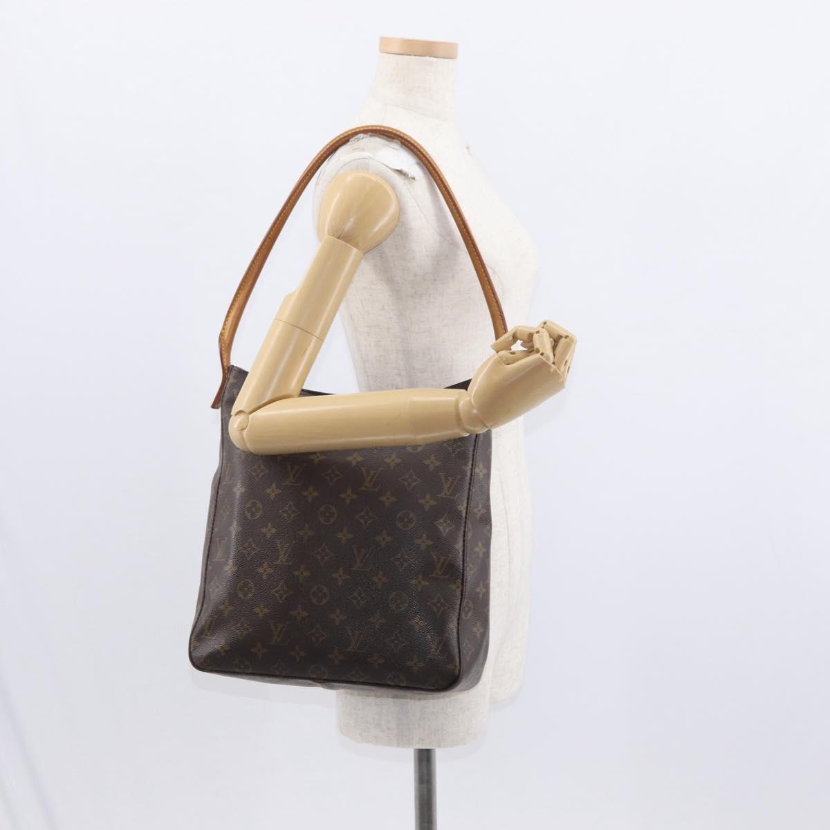 LOUIS VUITTON Monogram Looping GM Shoulder Bag M51145 LV Auth 156291