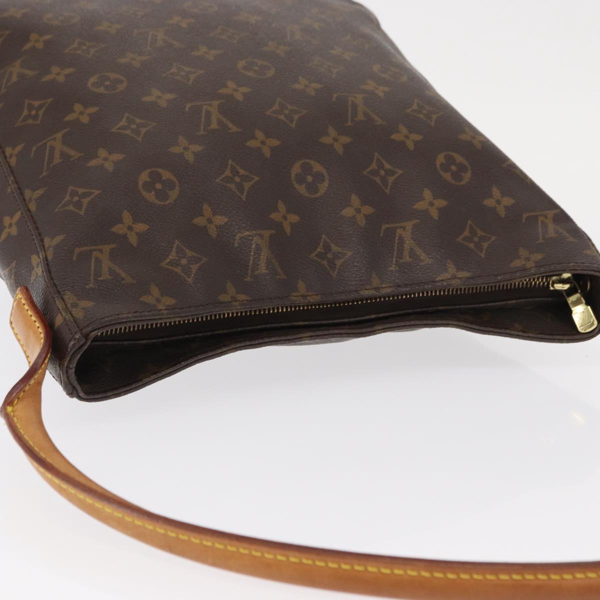 LOUIS VUITTON Monogram Looping GM Shoulder Bag M51145 LV Auth 156291