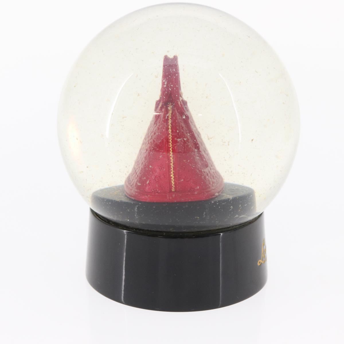 LOUIS VUITTON Alma Snow Globe Glass VIP Limited Clear LV Auth 156296