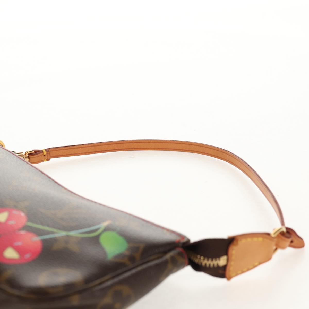 LOUIS VUITTON Monogram Cherry Pochette Accessoires Pouch M95008 LV Auth 156297V