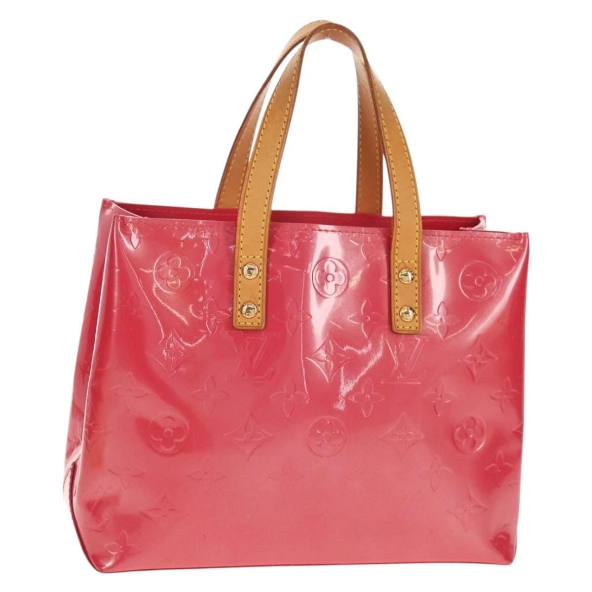 LOUIS VUITTON Monogram Vernis Reade PM Hand Bag Fran Boise M9132F Auth 156329V