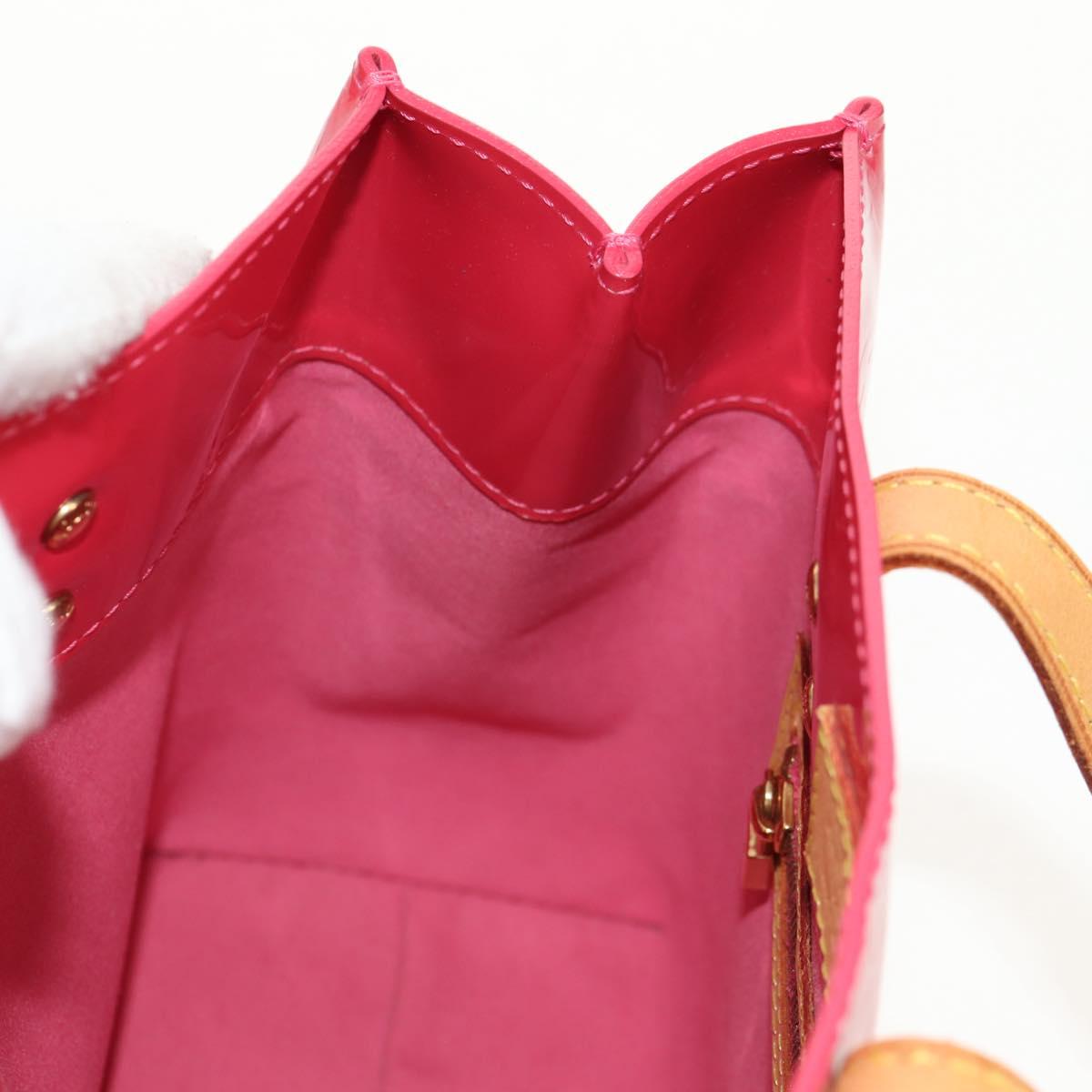 LOUIS VUITTON Monogram Vernis Reade PM Hand Bag Fran Boise M9132F Auth 156329V