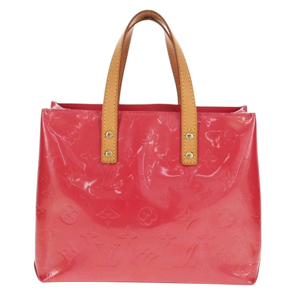 LOUIS VUITTON Monogram Vernis Reade PM Hand Bag Fran Boise M9132F Auth 156329V