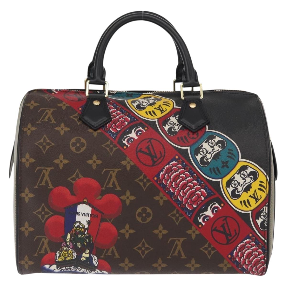 LOUIS VUITTON Monogram Kabuki Speedy 30 Hand Bag M43505 LV Auth 156331SM