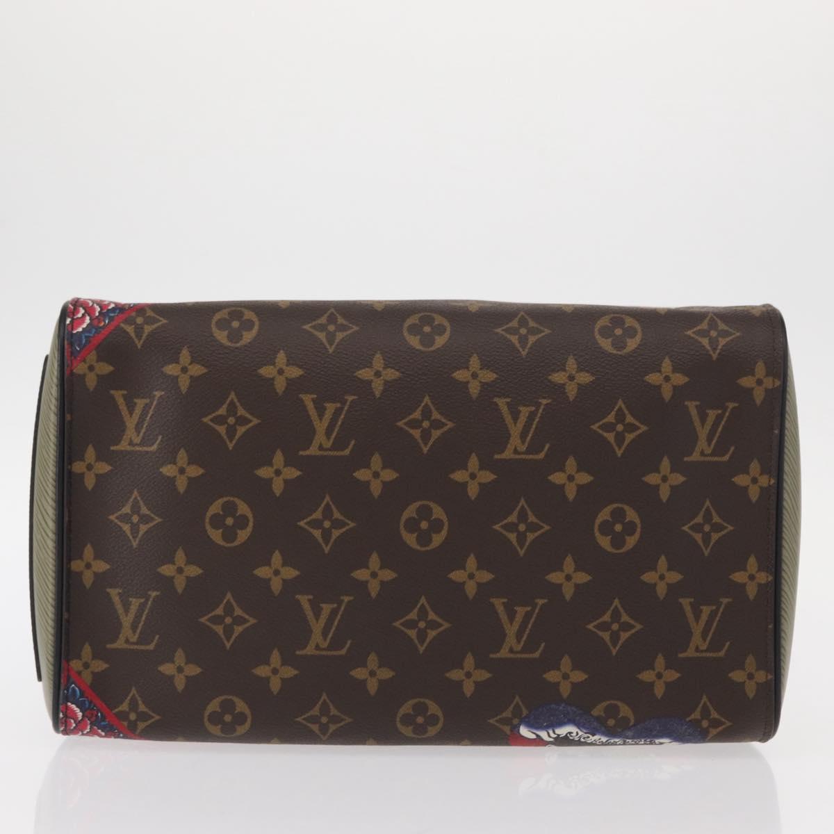 LOUIS VUITTON Monogram Kabuki Speedy 30 Hand Bag M43505 LV Auth 156331SM