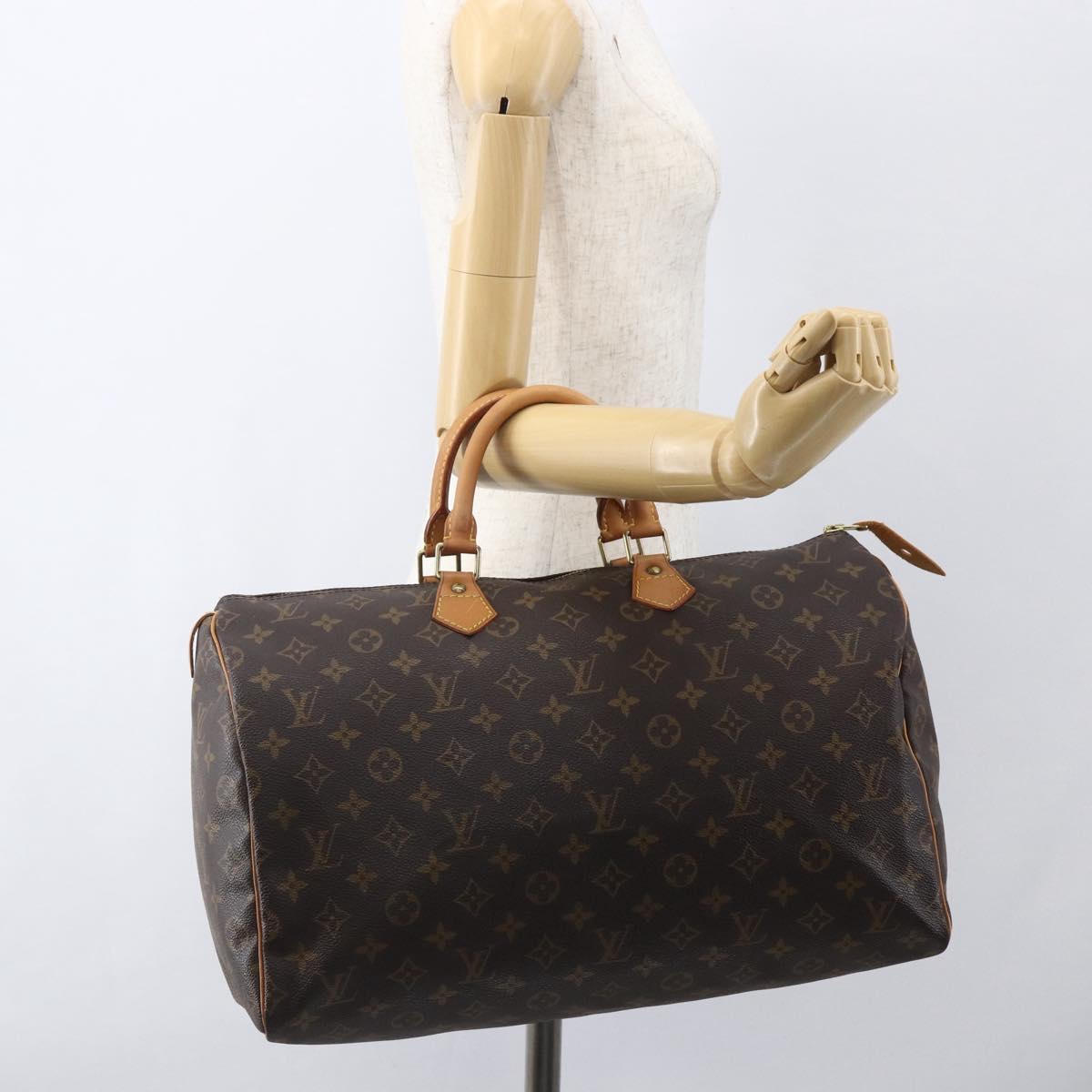 LOUIS VUITTON Monogram Speedy 40 Hand Bag M41522 LV Auth 156336V