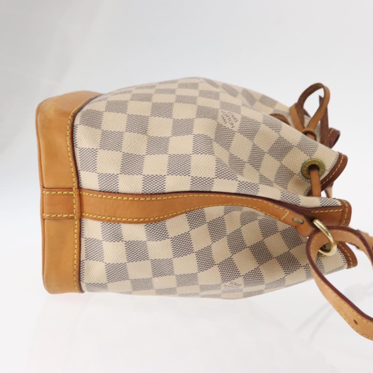 LOUIS VUITTON Damier Azur Noe BB Shoulder Bag N41220 LV Auth 156345