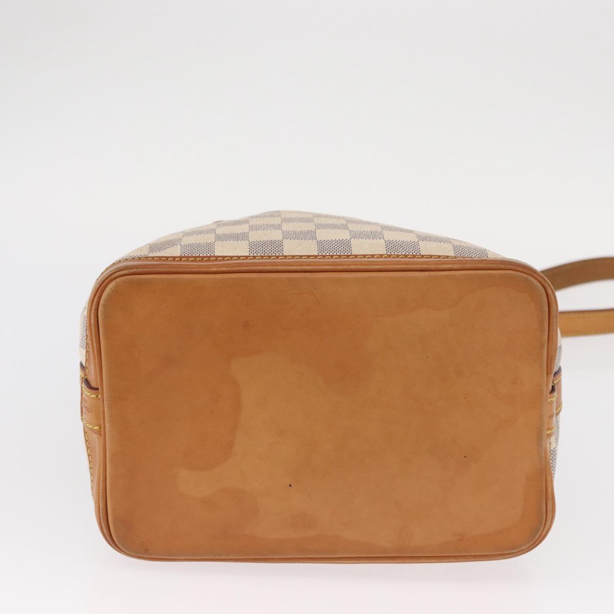 LOUIS VUITTON Damier Azur Noe BB Shoulder Bag N41220 LV Auth 156346