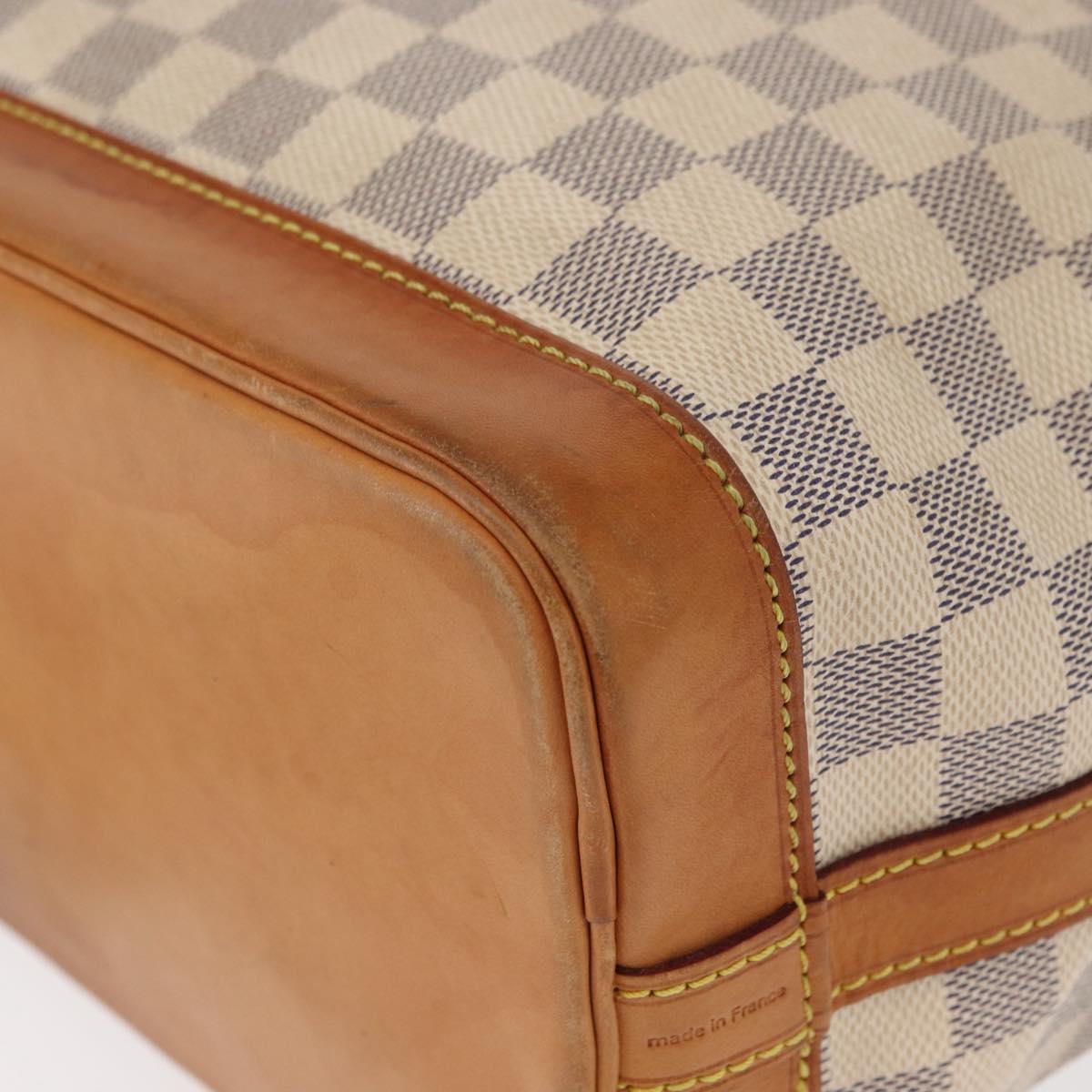 LOUIS VUITTON Damier Azur Noe BB Shoulder Bag N41220 LV Auth 156346
