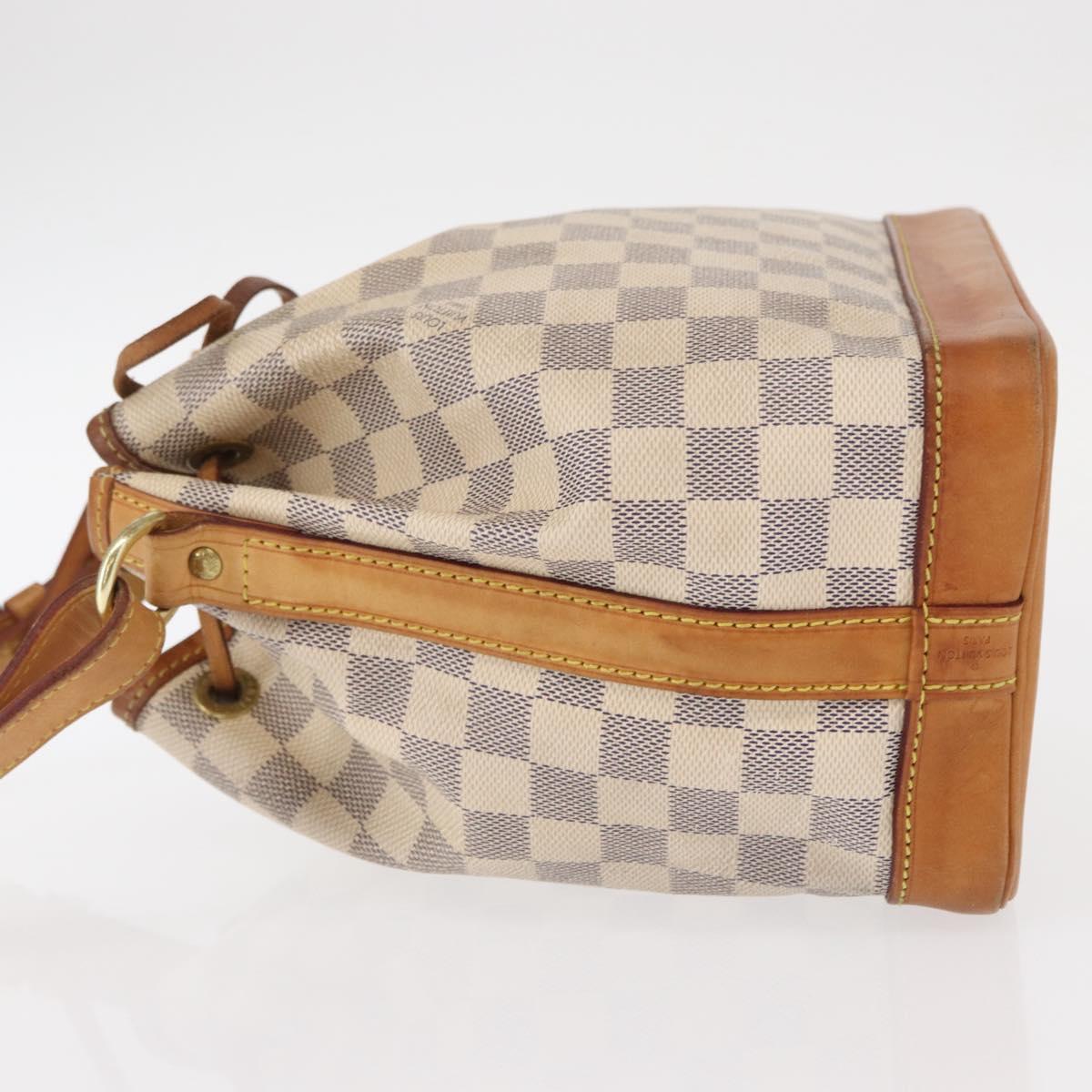 LOUIS VUITTON Damier Azur Noe BB Shoulder Bag N41220 LV Auth 156346