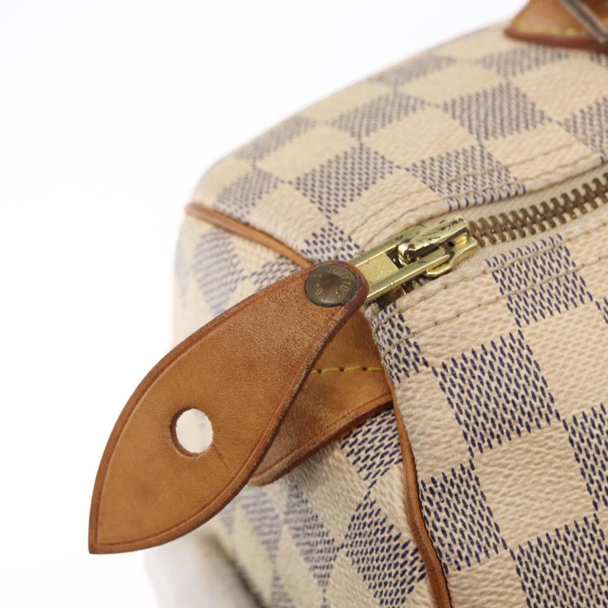 LOUIS VUITTON Damier Azur Speedy 30 Hand Bag N41533 LV Auth 156347