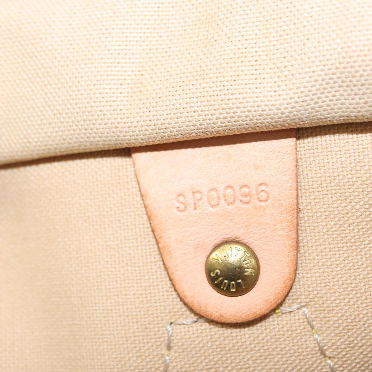 LOUIS VUITTON Damier Azur Speedy 30 Hand Bag N41533 LV Auth 156347