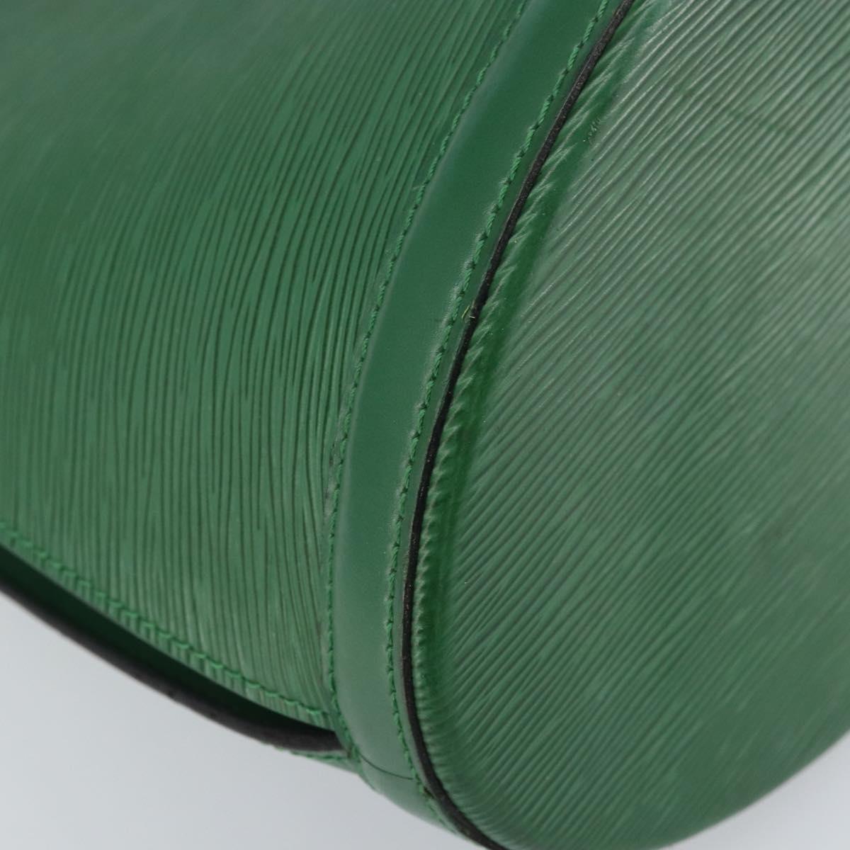 LOUIS VUITTON Epi Cluny Shoulder Bag Green M52254 LV Auth 156348
