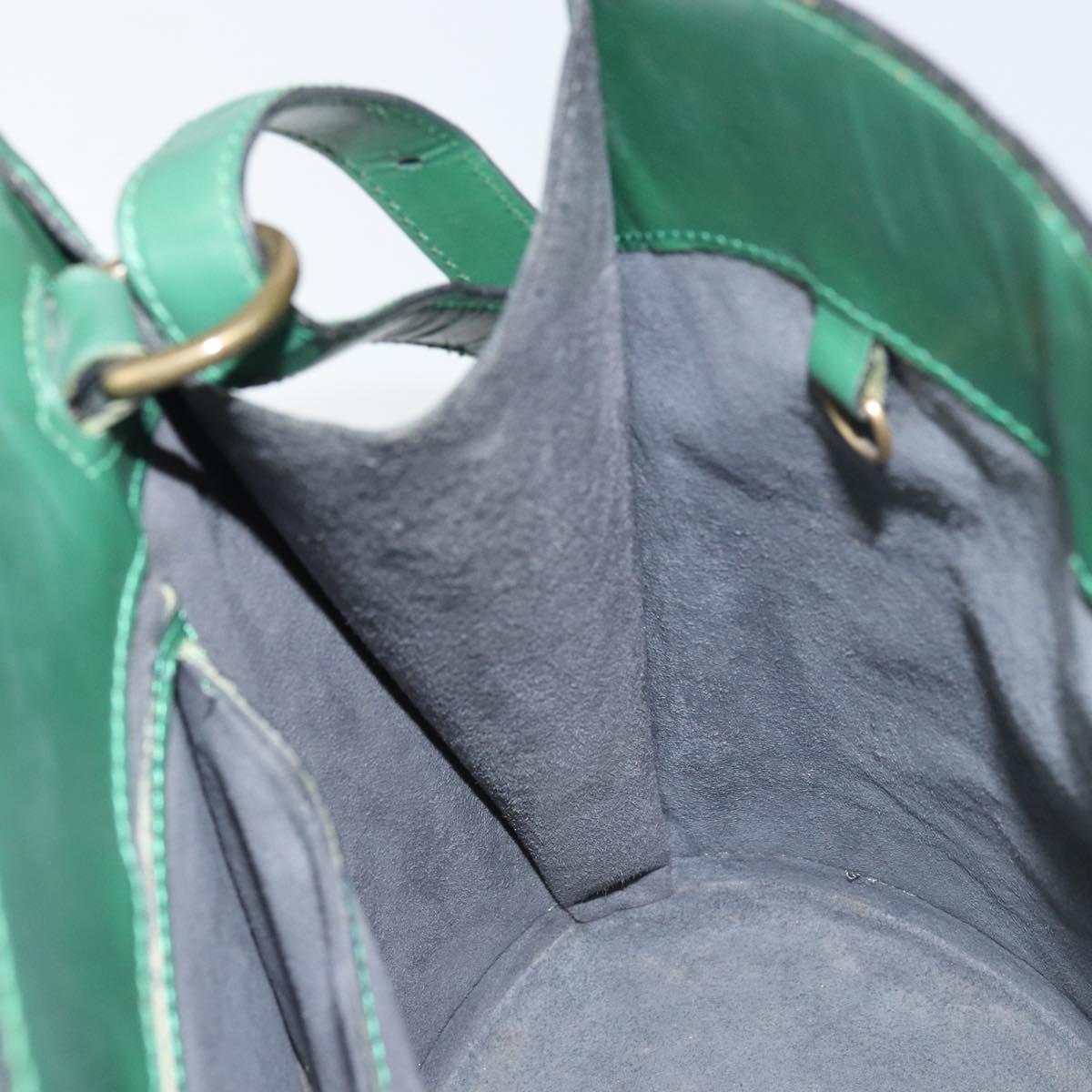 LOUIS VUITTON Epi Cluny Shoulder Bag Green M52254 LV Auth 156348
