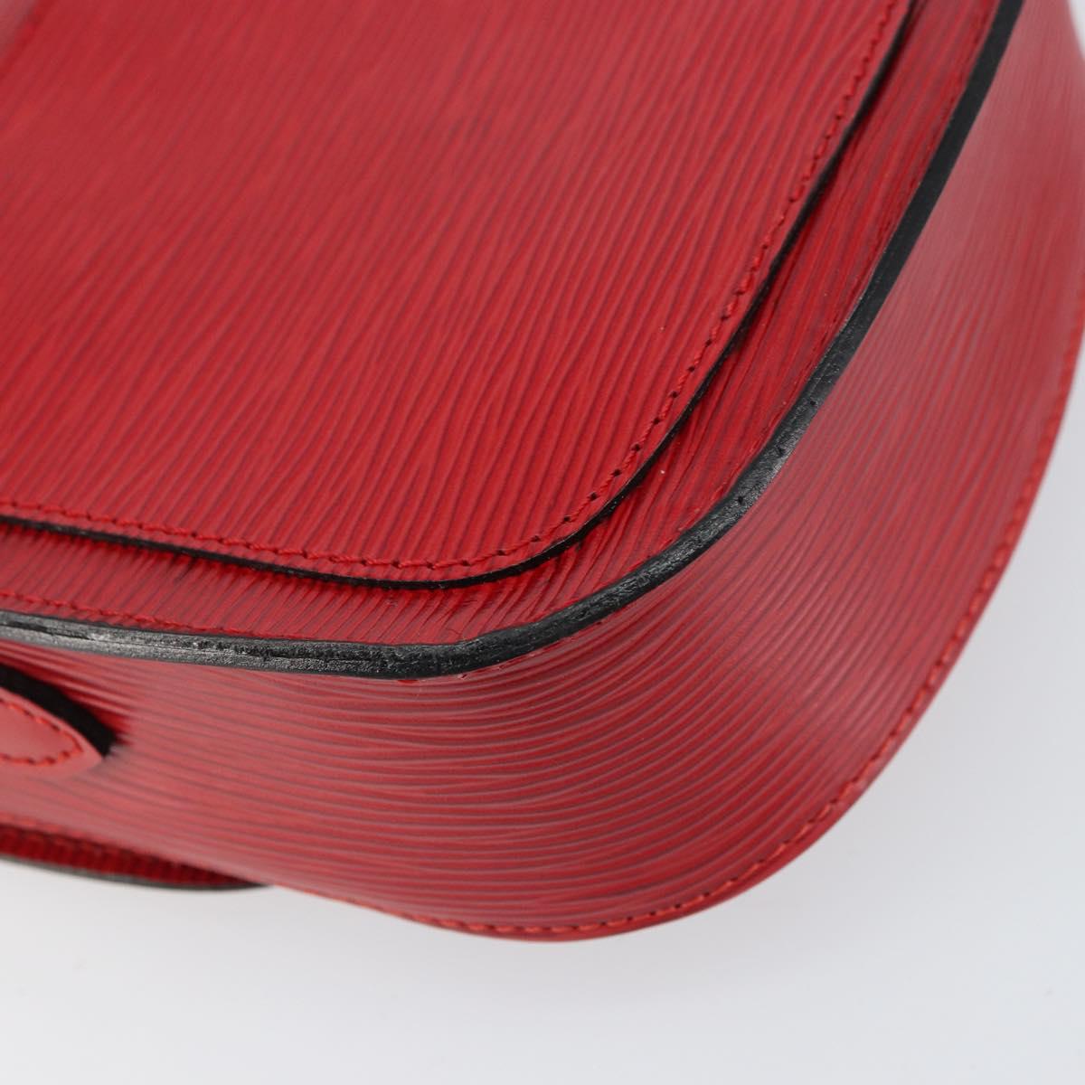 LOUIS VUITTON Epi Saint Cloud PM Shoulder Bag Red M52217 LV Auth 156355