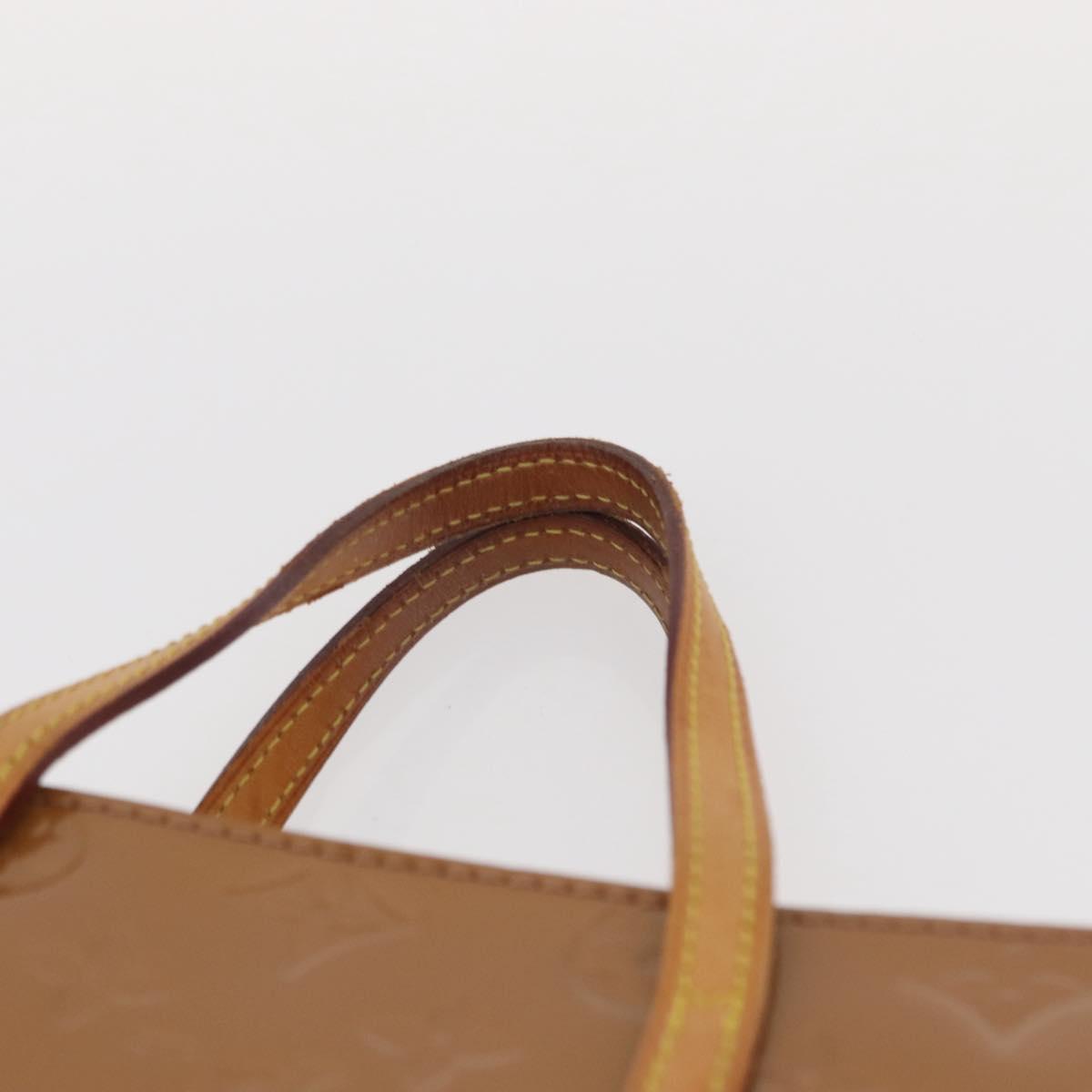 LOUIS VUITTON Monogram Vernis Catalina BB Bag Rose Velours M90015 Auth 156356