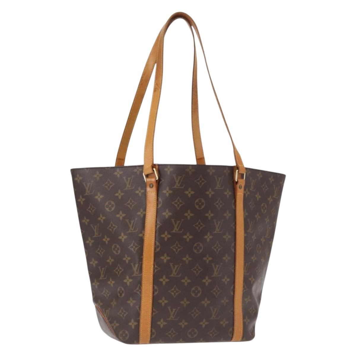 LOUIS VUITTON Monogram Sac Shopping Tote Bag M51108 LV Auth 156358