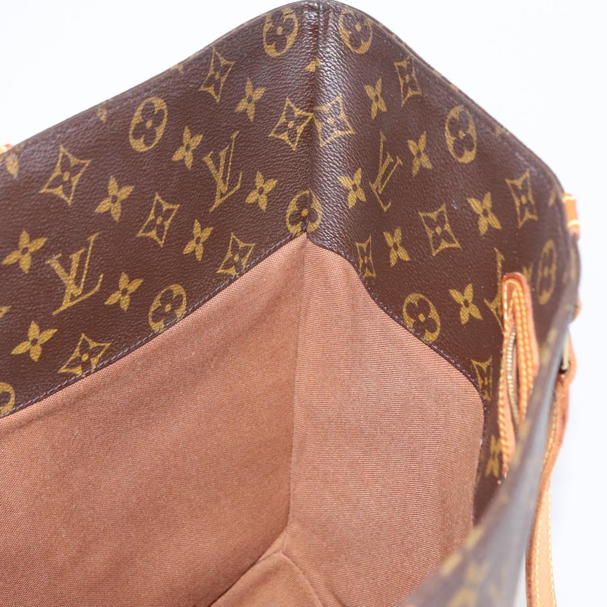LOUIS VUITTON Monogram Sac Shopping Tote Bag M51108 LV Auth 156358