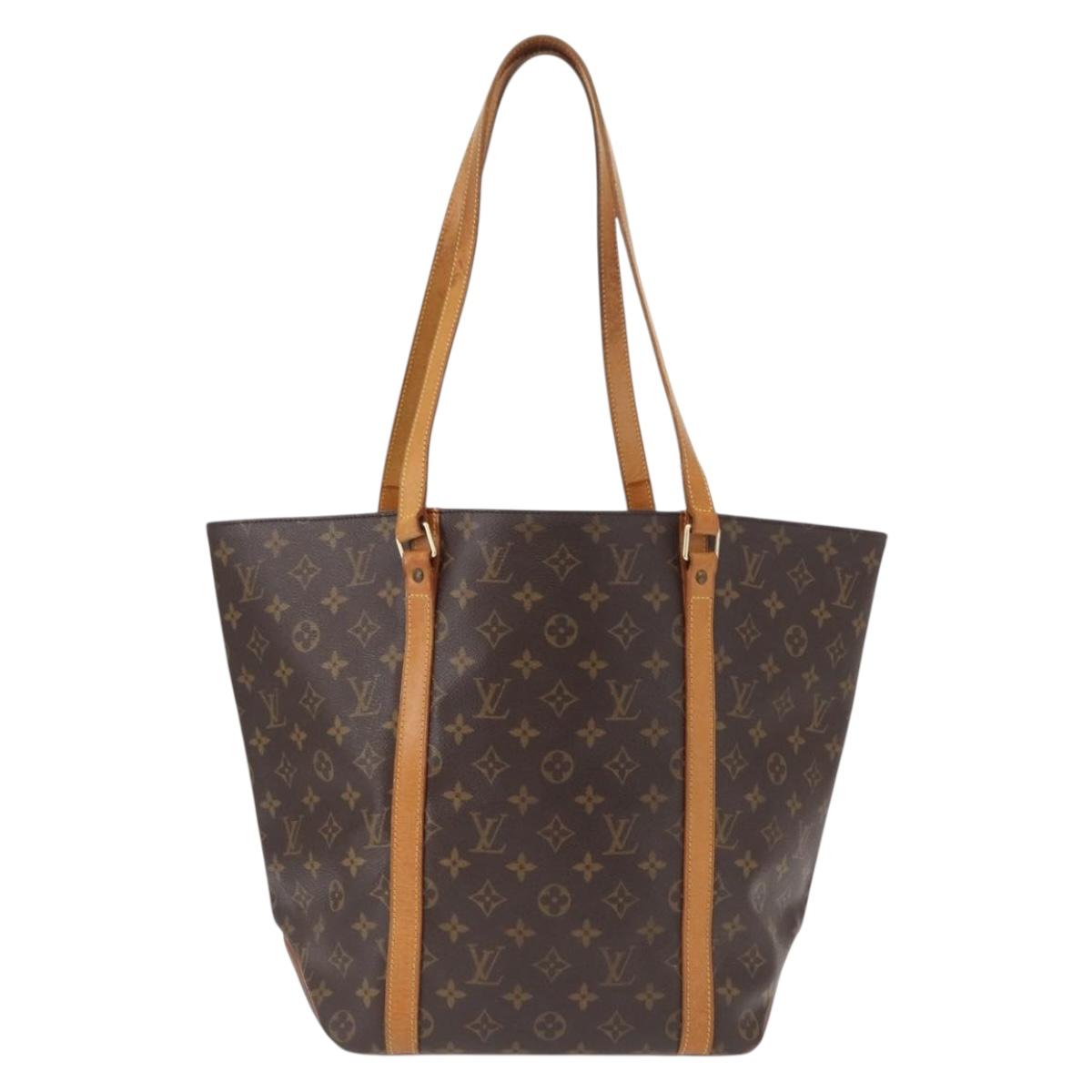 LOUIS VUITTON Monogram Sac Shopping Tote Bag M51108 LV Auth 156358