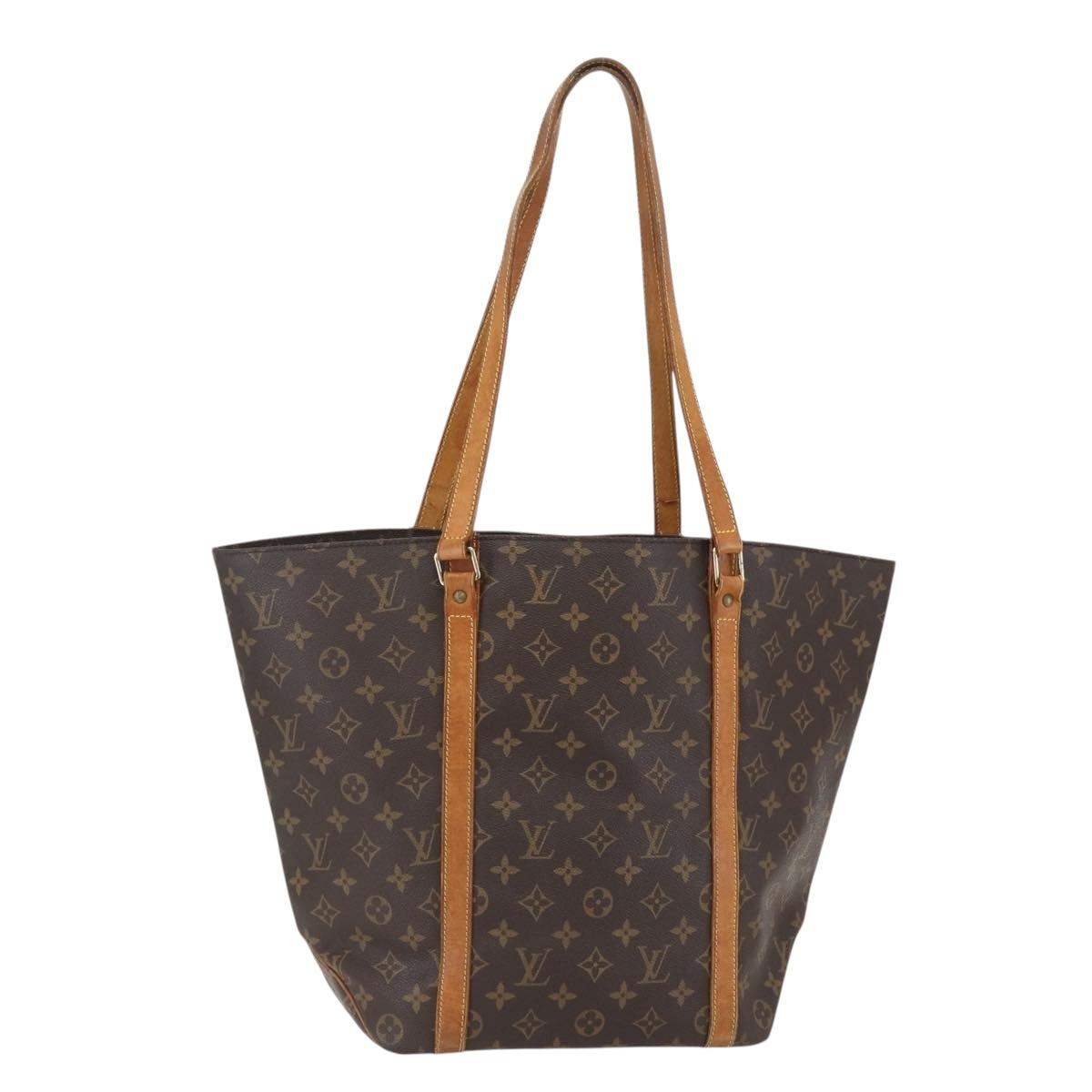 LOUIS VUITTON Monogram Sac Shopping Tote Bag M51108 LV Auth 156359