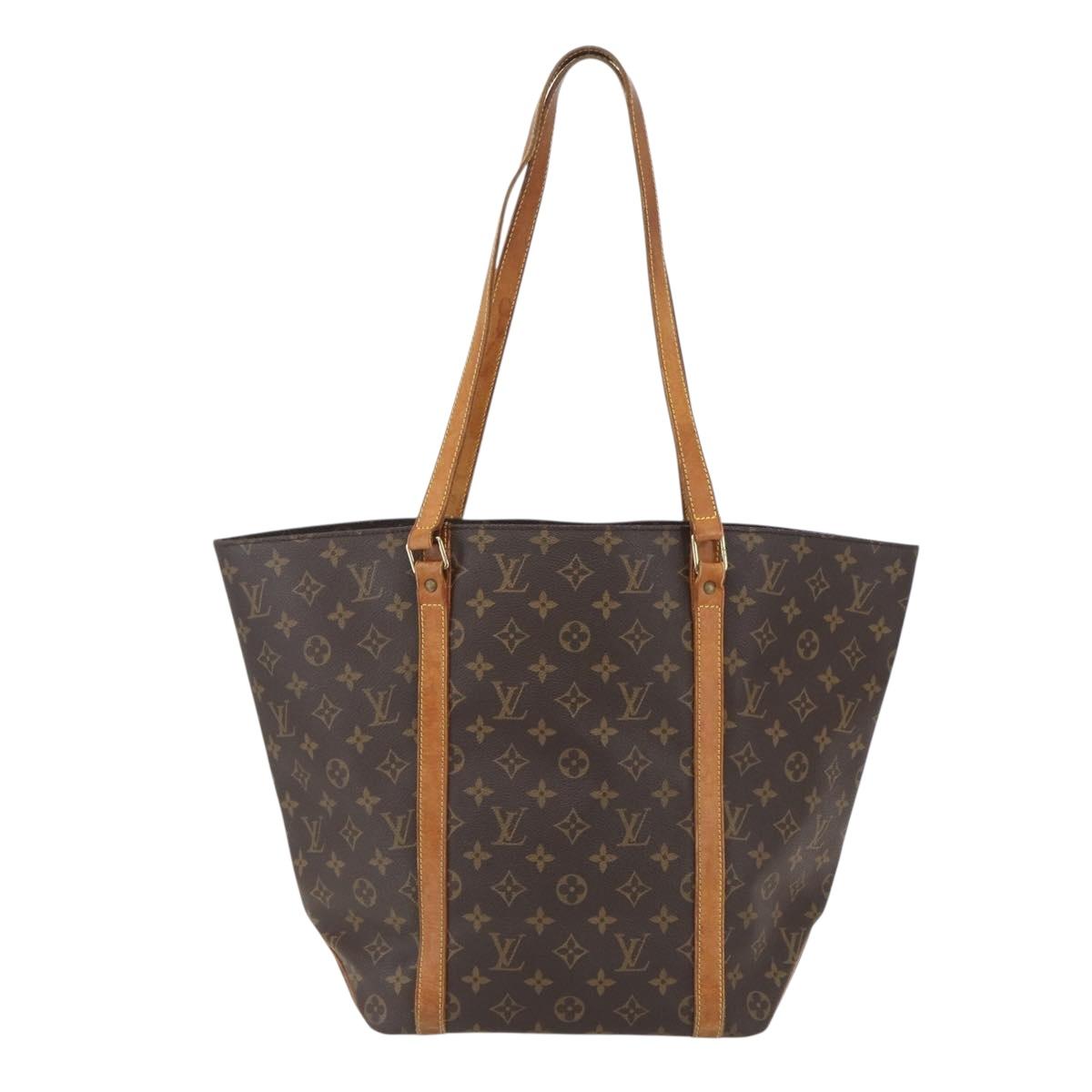 LOUIS VUITTON Monogram Sac Shopping Tote Bag M51108 LV Auth 156359