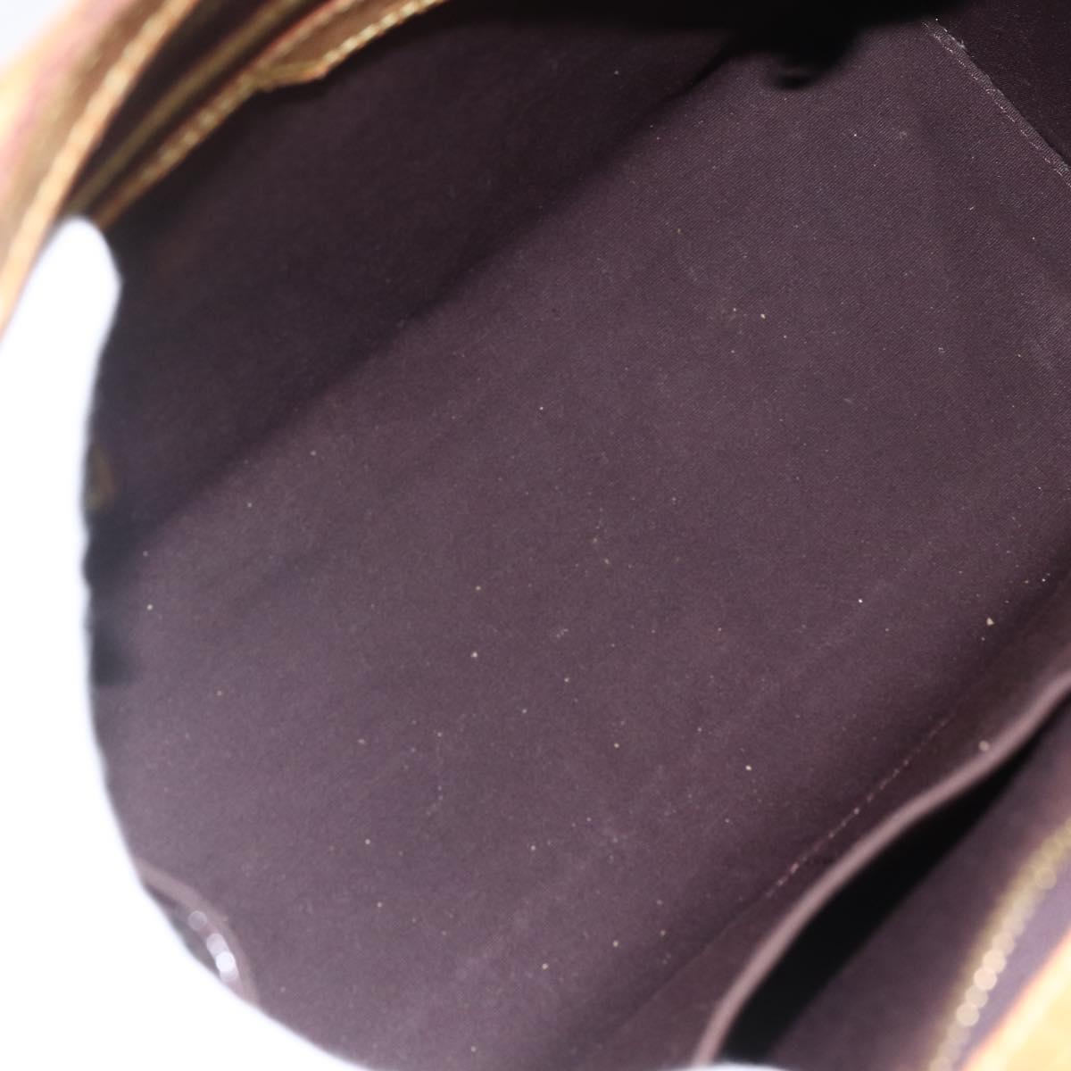 LOUIS VUITTON Monogram Vernis Blair MM Hand Bag 2way Amarante M91619 Auth 156360