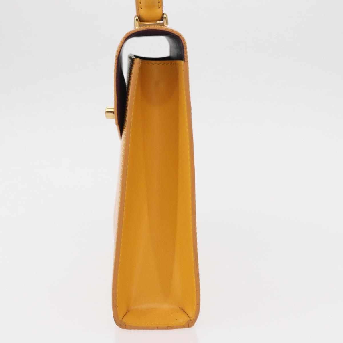 LOUIS VUITTON Epi Malesherbes Bag Tassili Yellow Jonne M52379 LV Auth 156361