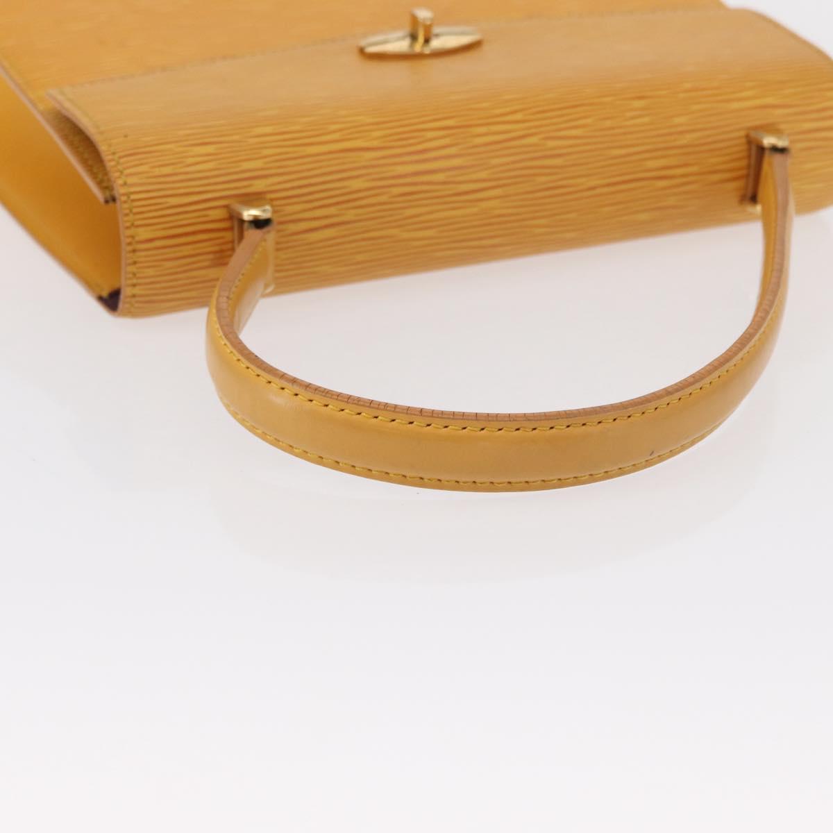 LOUIS VUITTON Epi Malesherbes Bag Tassili Yellow Jonne M52379 LV Auth 156361