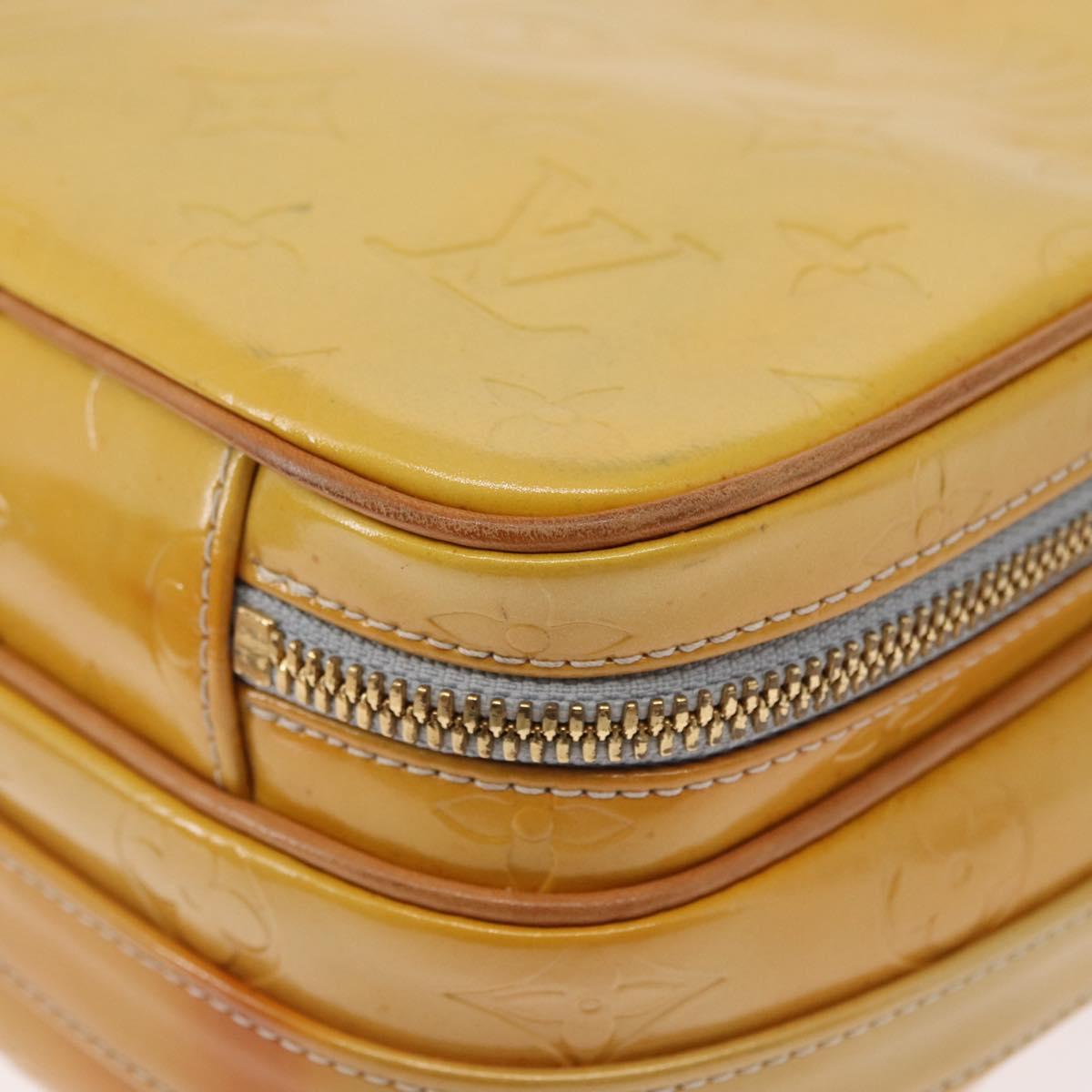 LOUIS VUITTON Monogram Vernis Wooster Shoulder Bag Gris M91036 LV Auth 156362