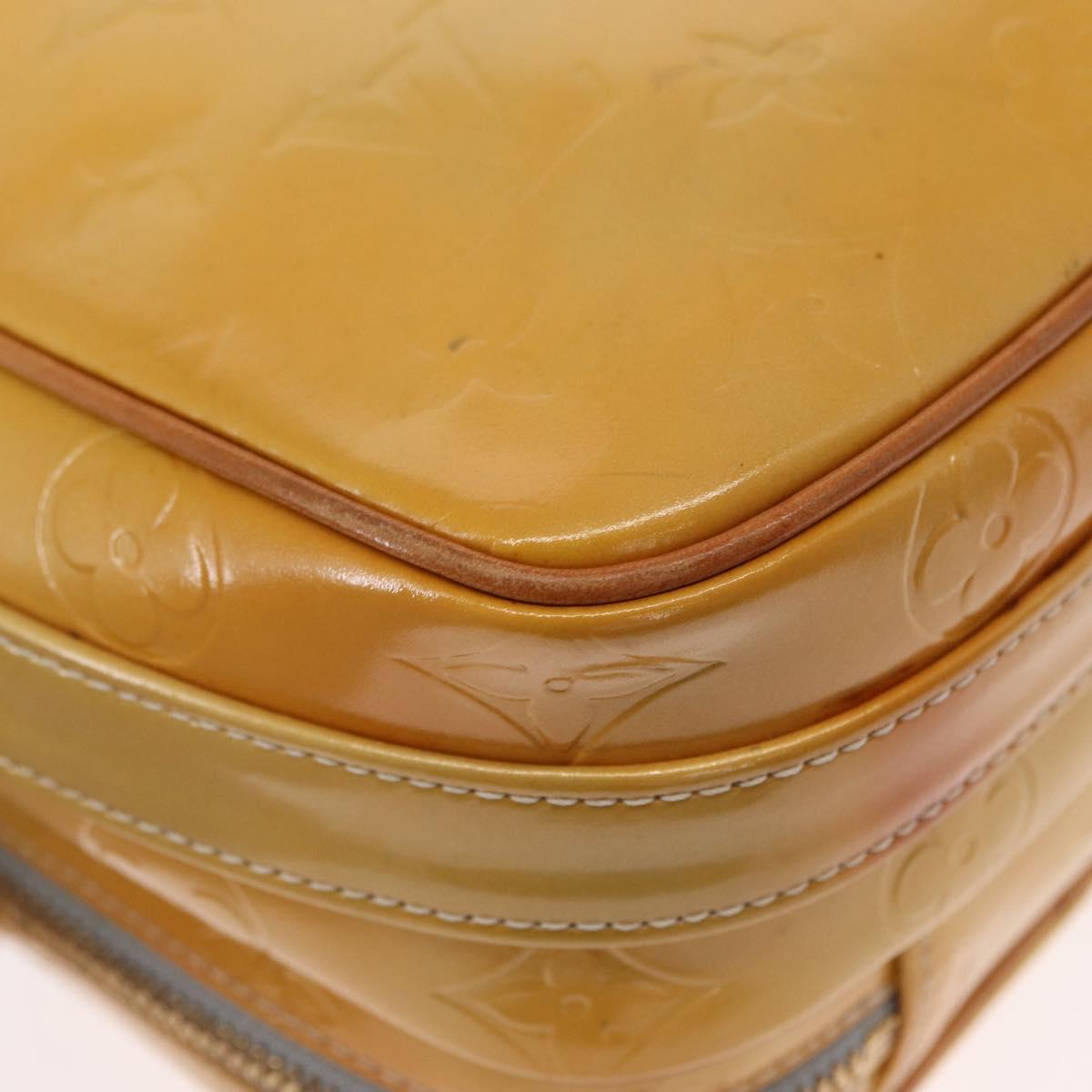 LOUIS VUITTON Monogram Vernis Wooster Shoulder Bag Gris M91036 LV Auth 156362