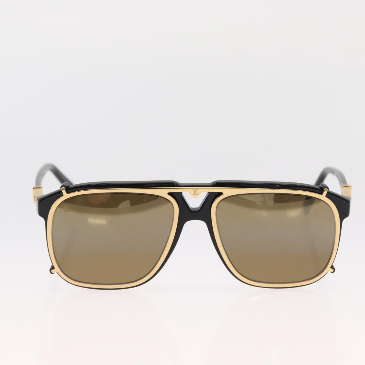 LOUIS VUITTON LV Satellite Sunglasses plastic Black Z1085W LV Auth 156371
