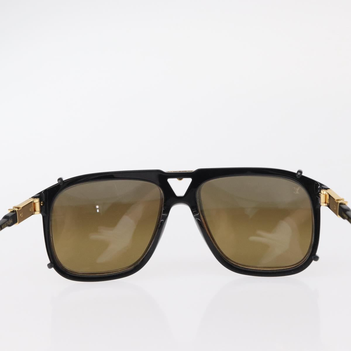 LOUIS VUITTON LV Satellite Sunglasses plastic Black Z1085W LV Auth 156371