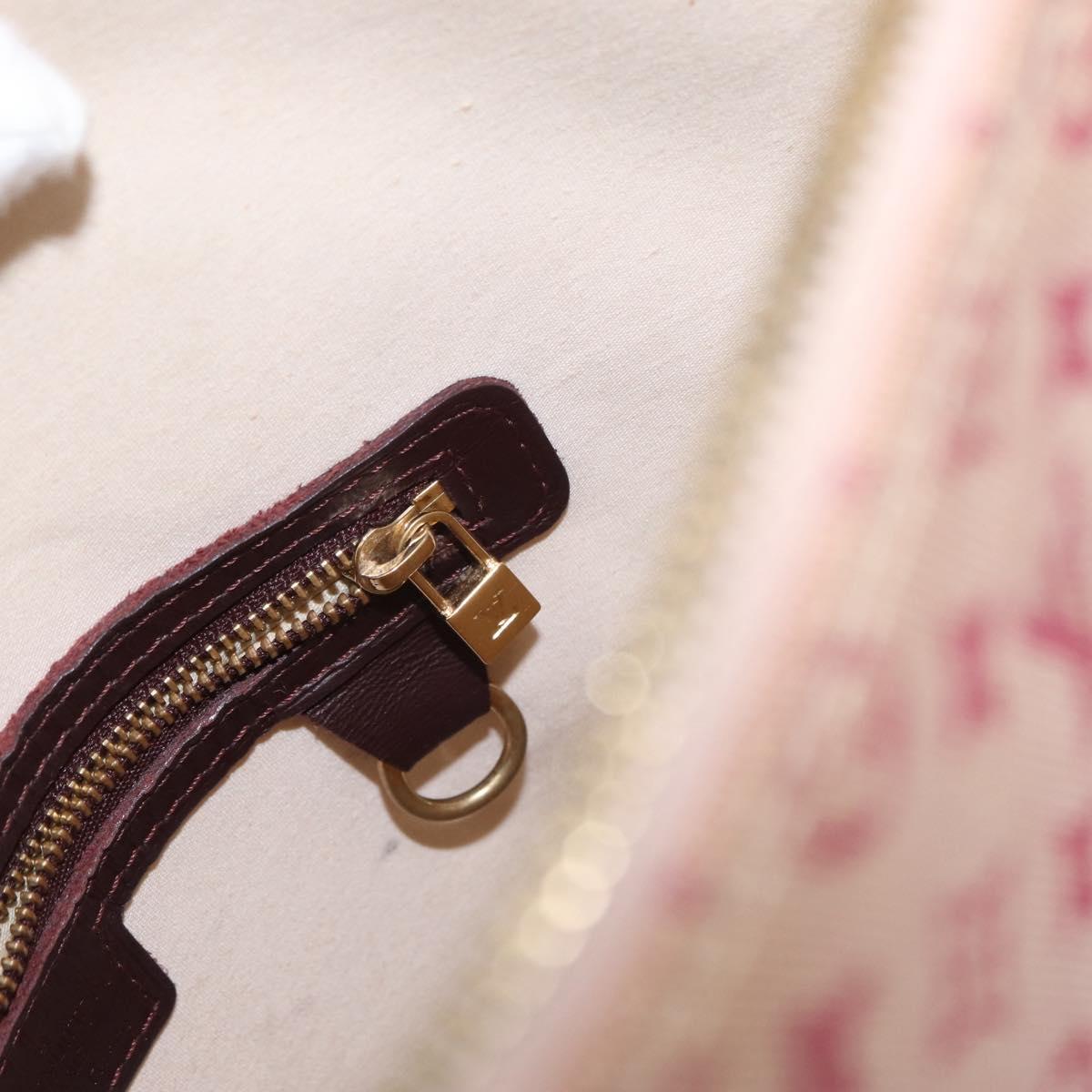 LOUIS VUITTON Monogram Mini Alma Haut Hand Bag Red M92204 LV Auth 156384