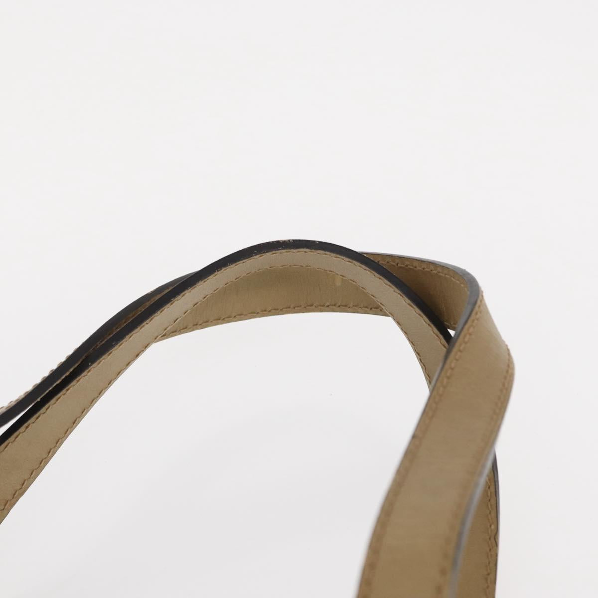 GUCCI GG implementation Tote Bag PVC Gold 211138 Auth 156414