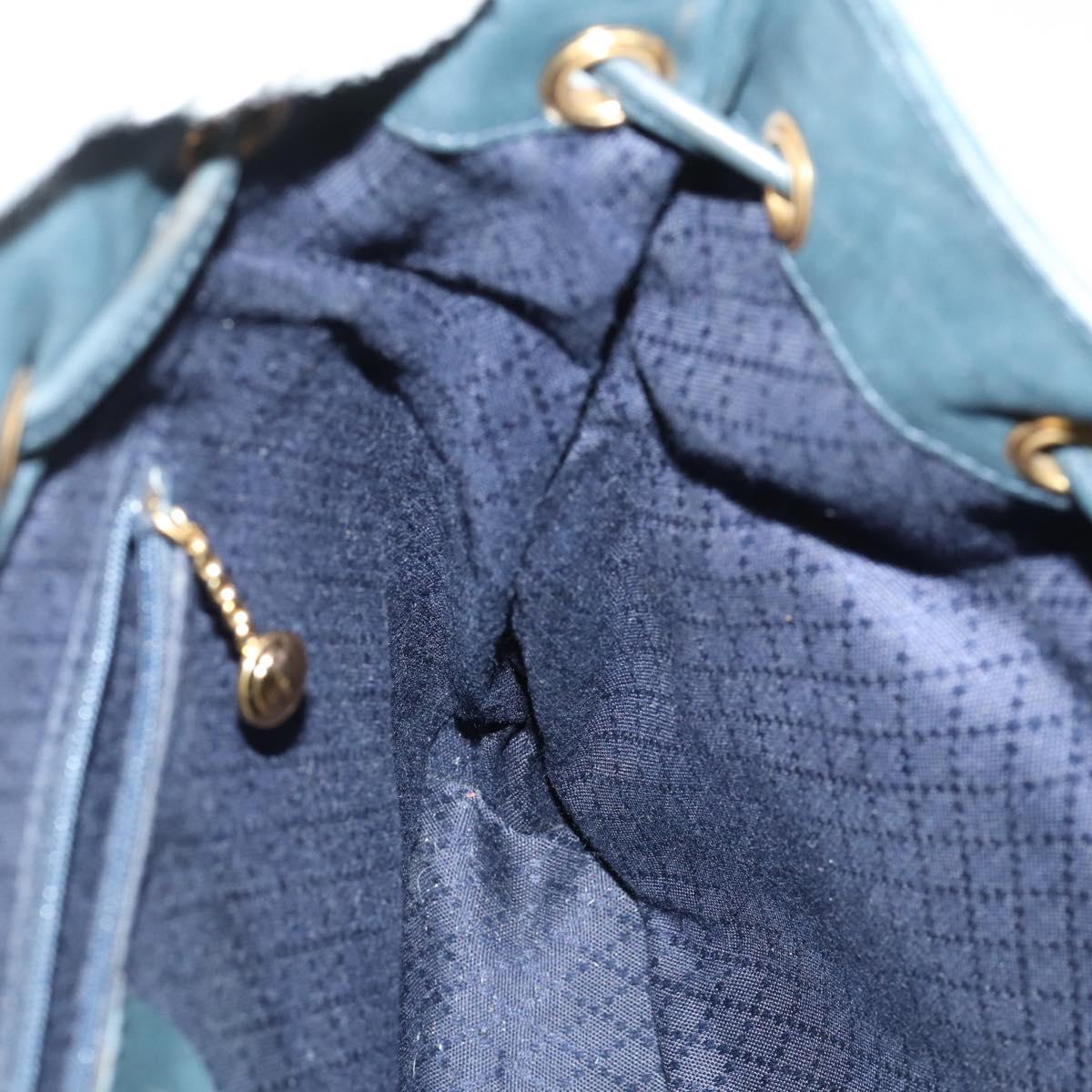 GUCCI Bamboo Backpack Leather Black Gold 003 2058 0016 Auth 156418