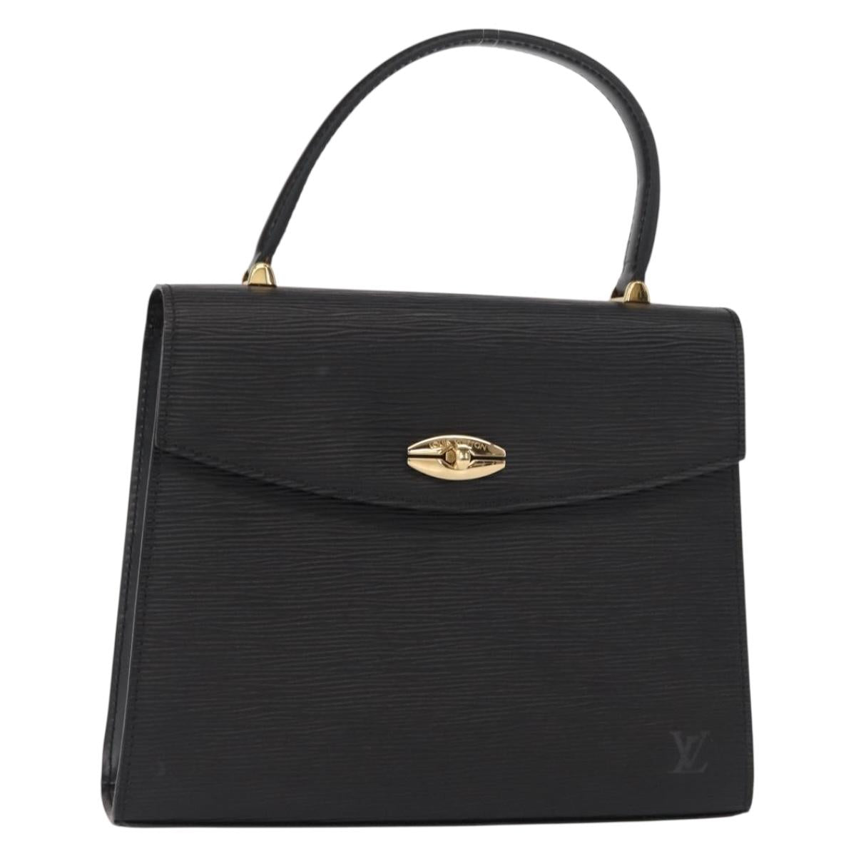 LOUIS VUITTON Epi Malesherbes Hand Bag Black M52372 LV Auth 156528