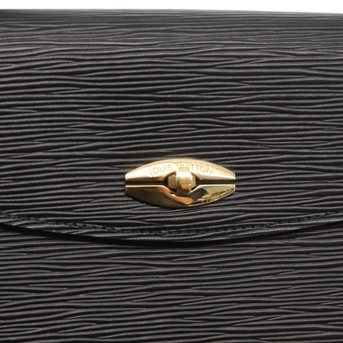 LOUIS VUITTON Epi Malesherbes Hand Bag Black M52372 LV Auth 156528
