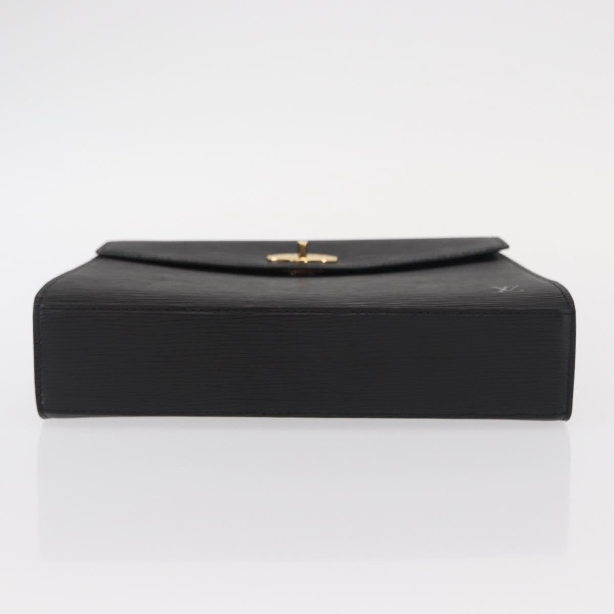 LOUIS VUITTON Epi Malesherbes Hand Bag Black M52372 LV Auth 156528