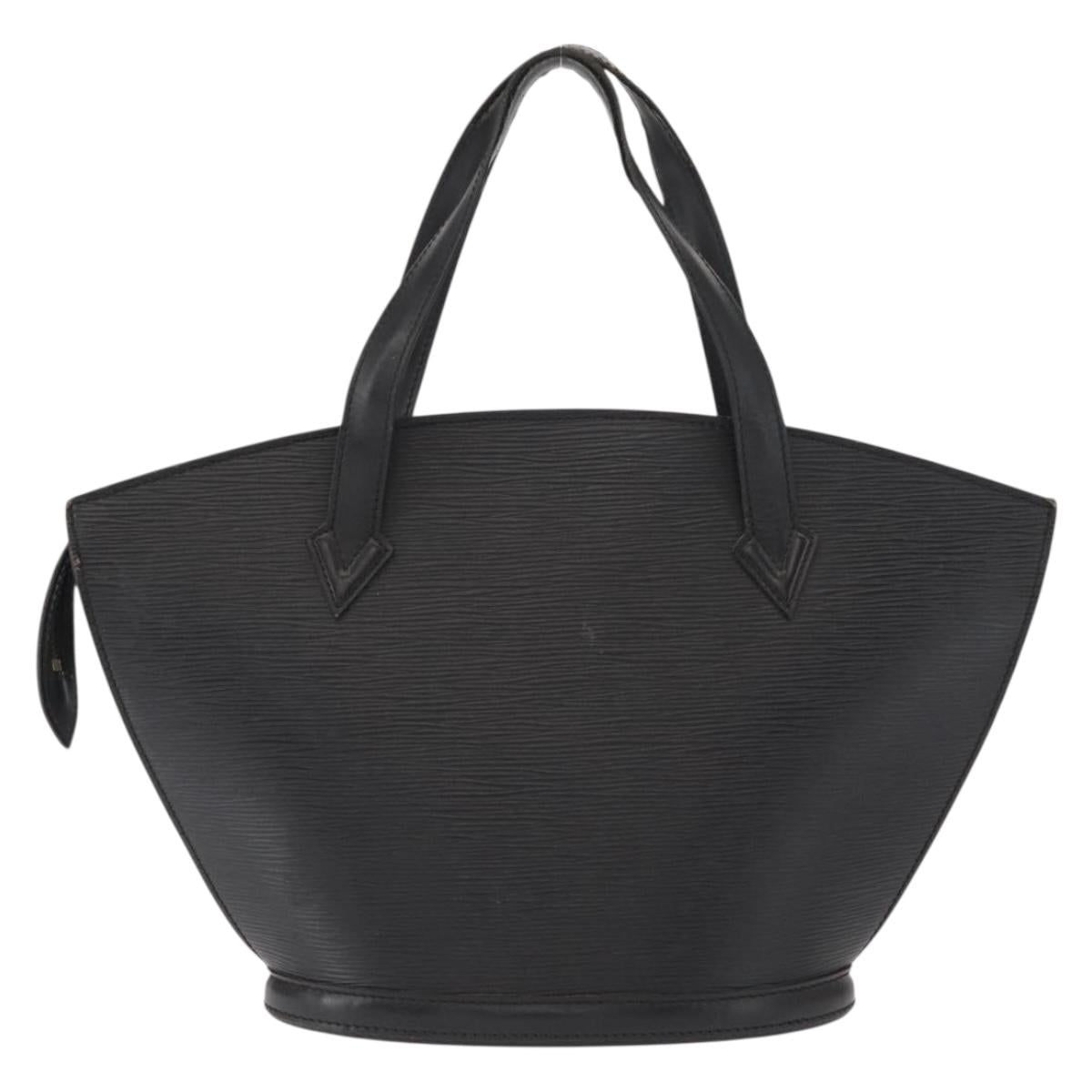 LOUIS VUITTON Epi Saint Jacques Shopping Shoulder Bag Black M52262 Auth 156531