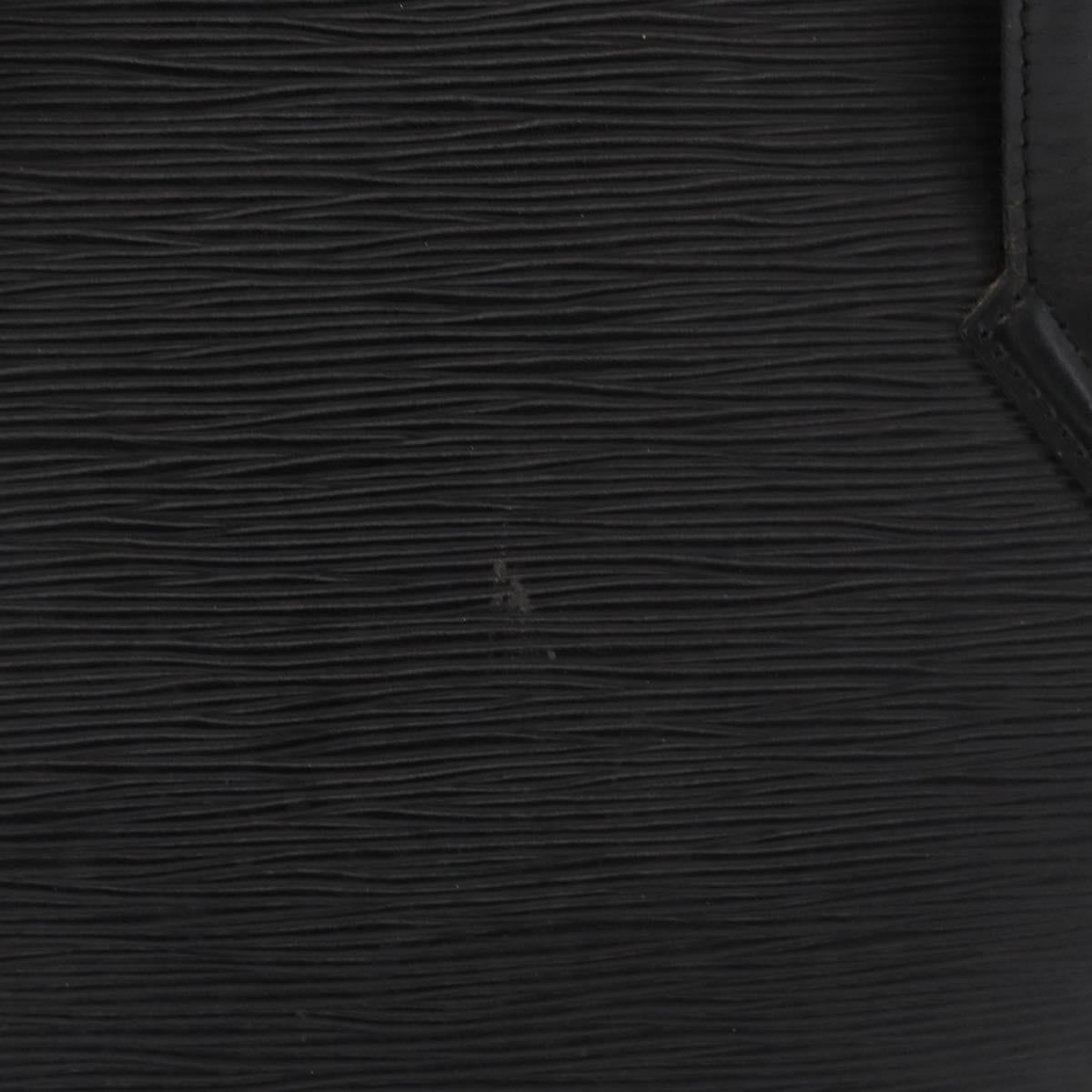 LOUIS VUITTON Epi Saint Jacques Shopping Shoulder Bag Black M52262 Auth 156531