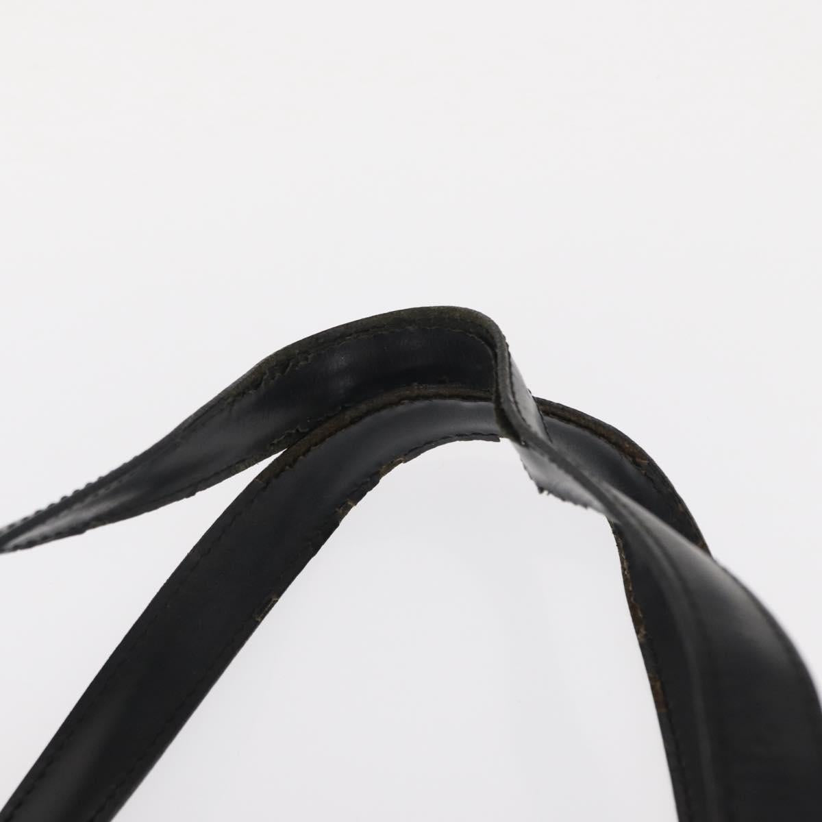 LOUIS VUITTON Epi Saint Jacques Shopping Shoulder Bag Black M52262 Auth 156531