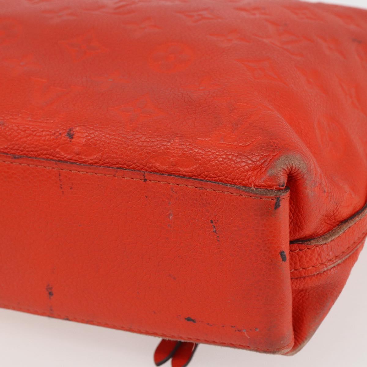 LOUIS VUITTON Empreinte Bastille PM Bag 2way Red Slys M41169 Auth 156541