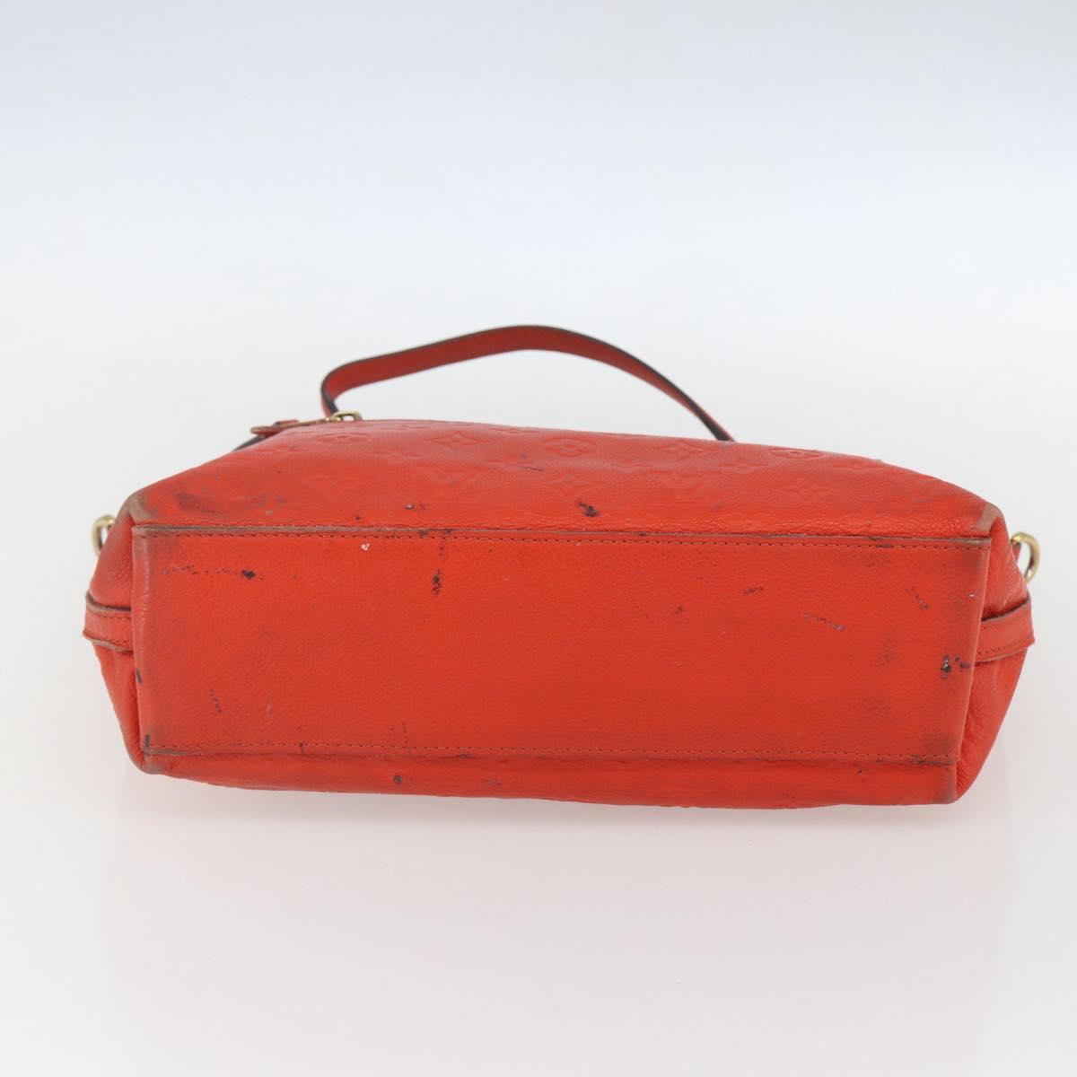 LOUIS VUITTON Empreinte Bastille PM Bag 2way Red Slys M41169 Auth 156541