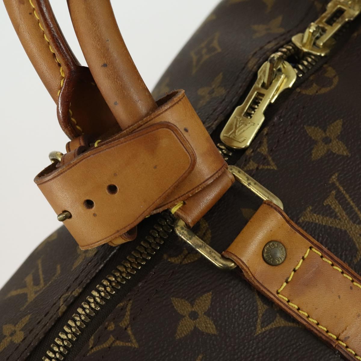 LOUIS VUITTON Monogram Keepall 50 Boston Bag M41426 LV Auth 156594